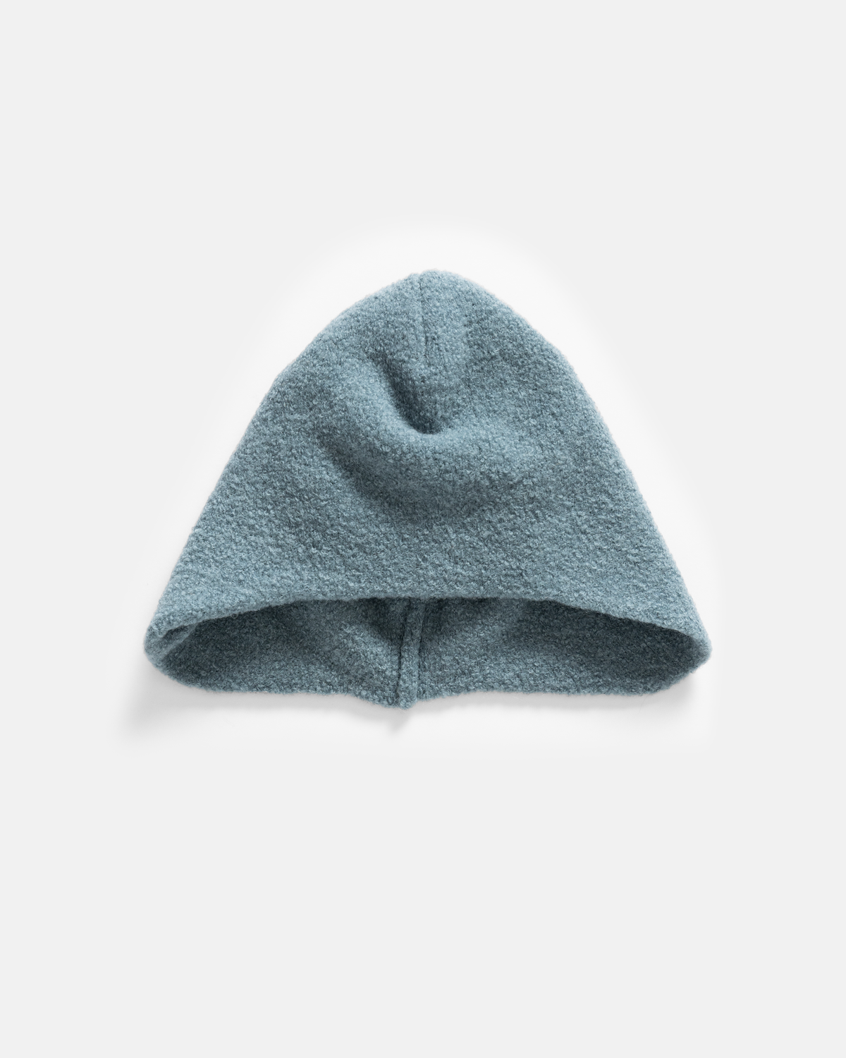 ROTOTO ALPACA BOUCLE EAR FLAP BEANIE - SMOKE BLUE