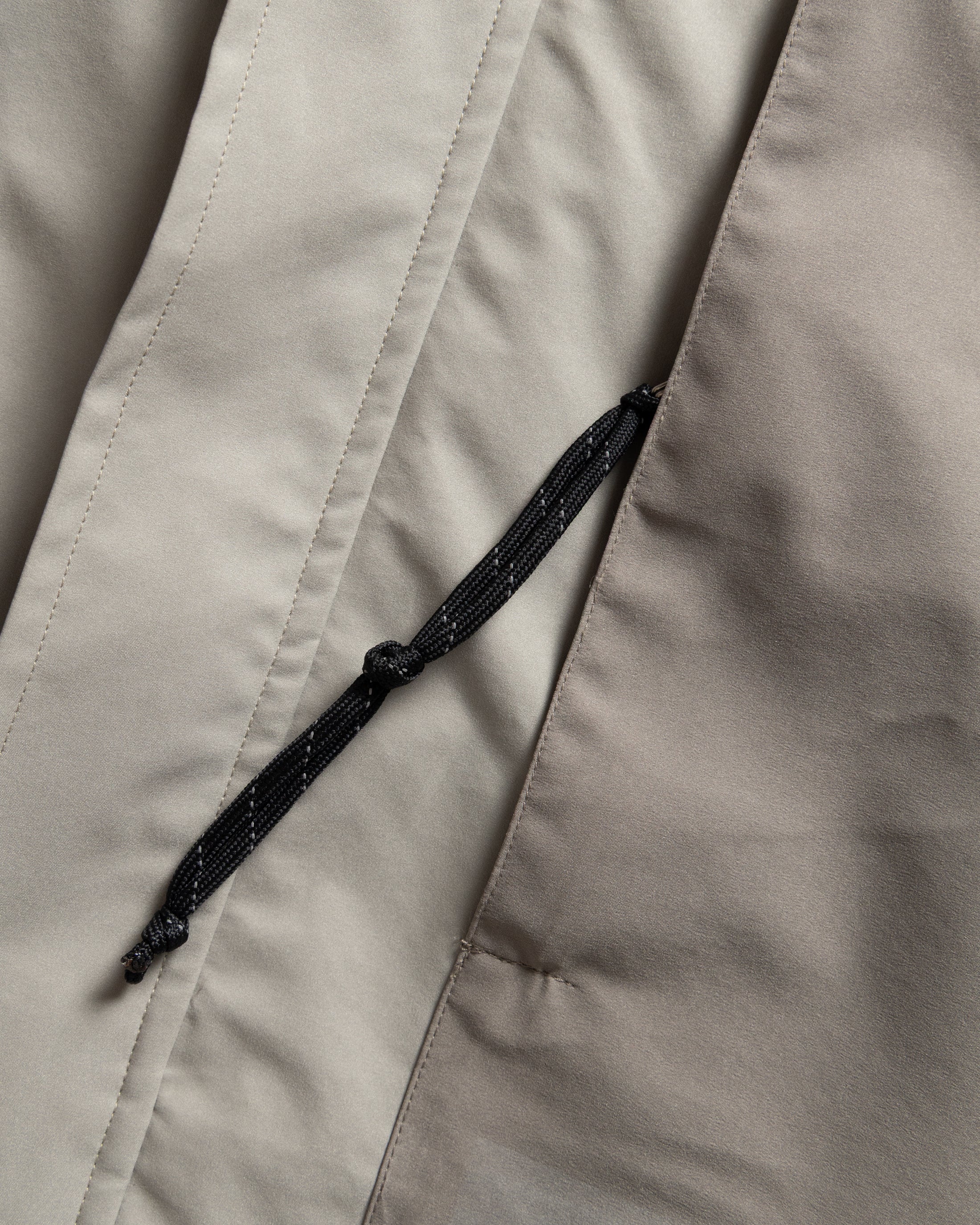 EAST STUDIES MS-120 SHIFT JACKET - STONE / MORCELLA WEATHER-REPELLENT 3L BONDED MEMBRANE