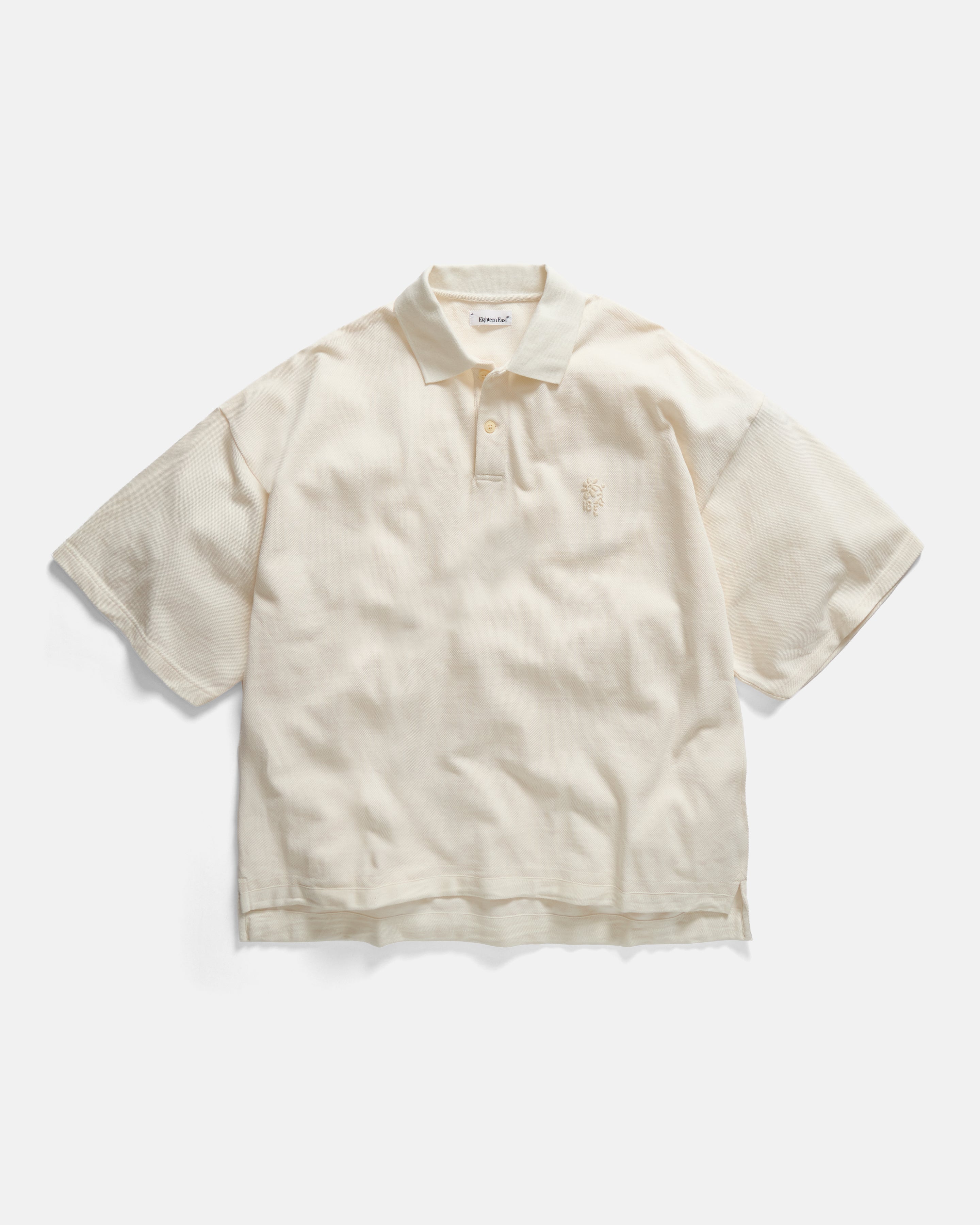 ELM S/S POLO - NOT QUITE WHITE ALL COTTON PIQUE