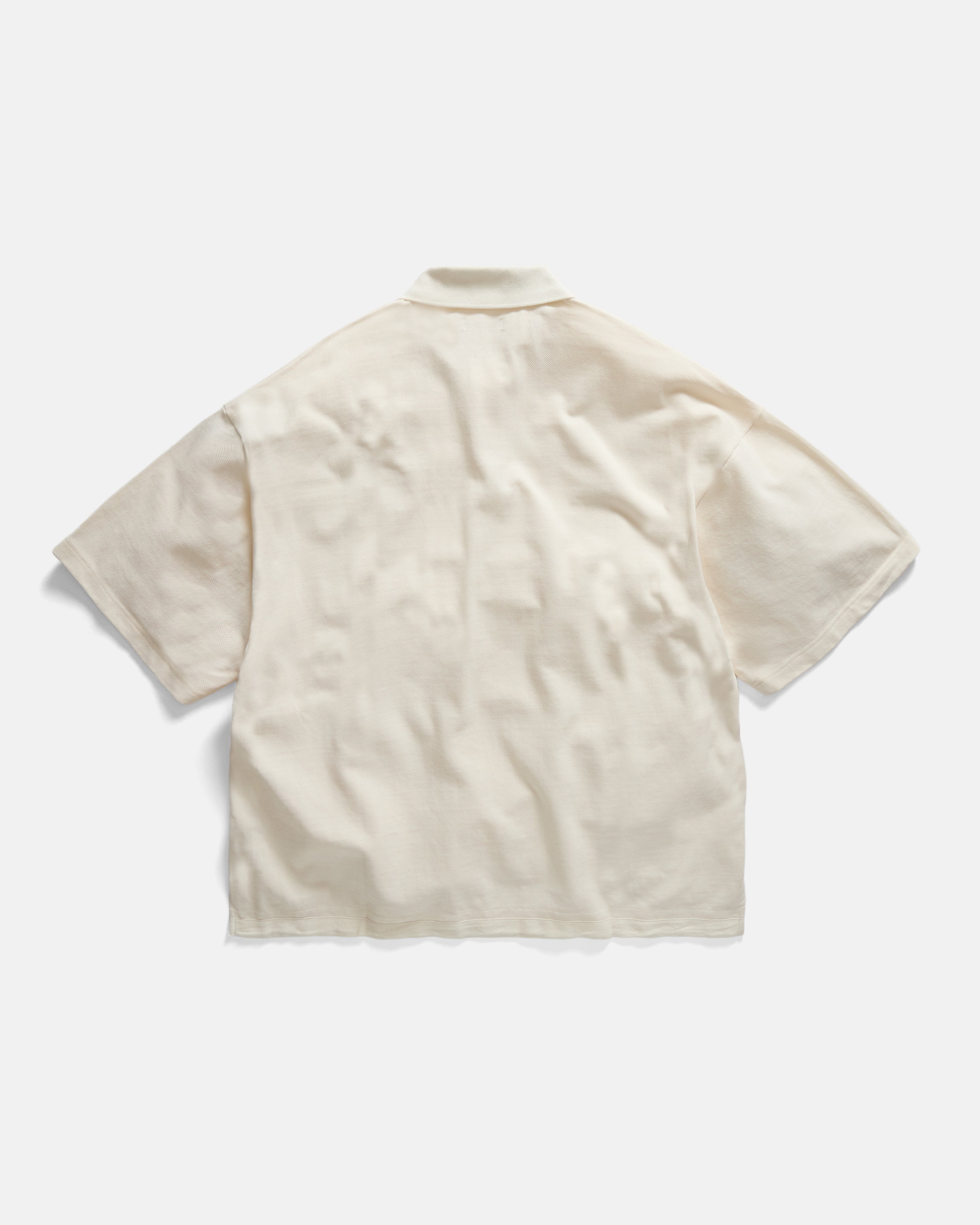 ELM S/S POLO - NOT QUITE WHITE ALL COTTON PIQUE