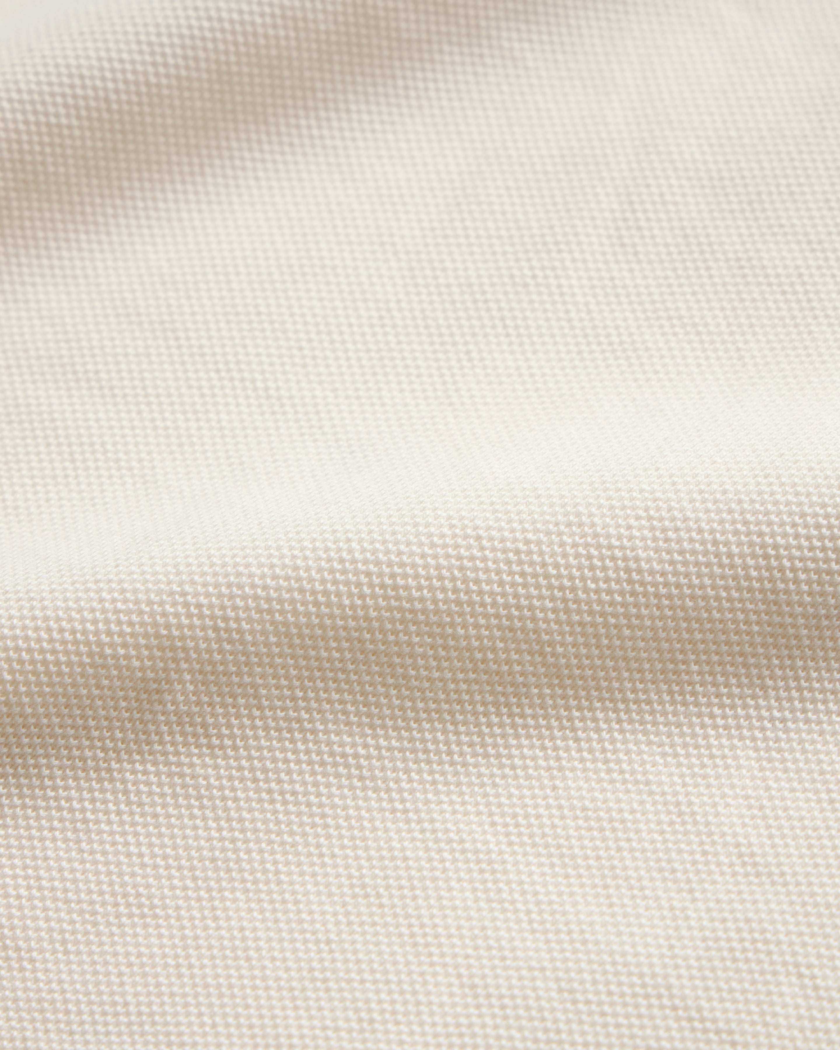 ELM S/S POLO - NOT QUITE WHITE ALL COTTON PIQUE
