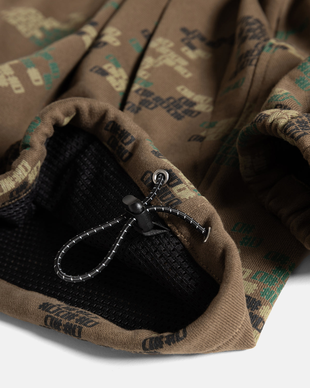 A# FULL-ZIP VENTURA JACKET - HAND SCREENED WOODLAND A# CAMO 19oz. ALL COTTON LOOPBACK TERRY FLEECE
