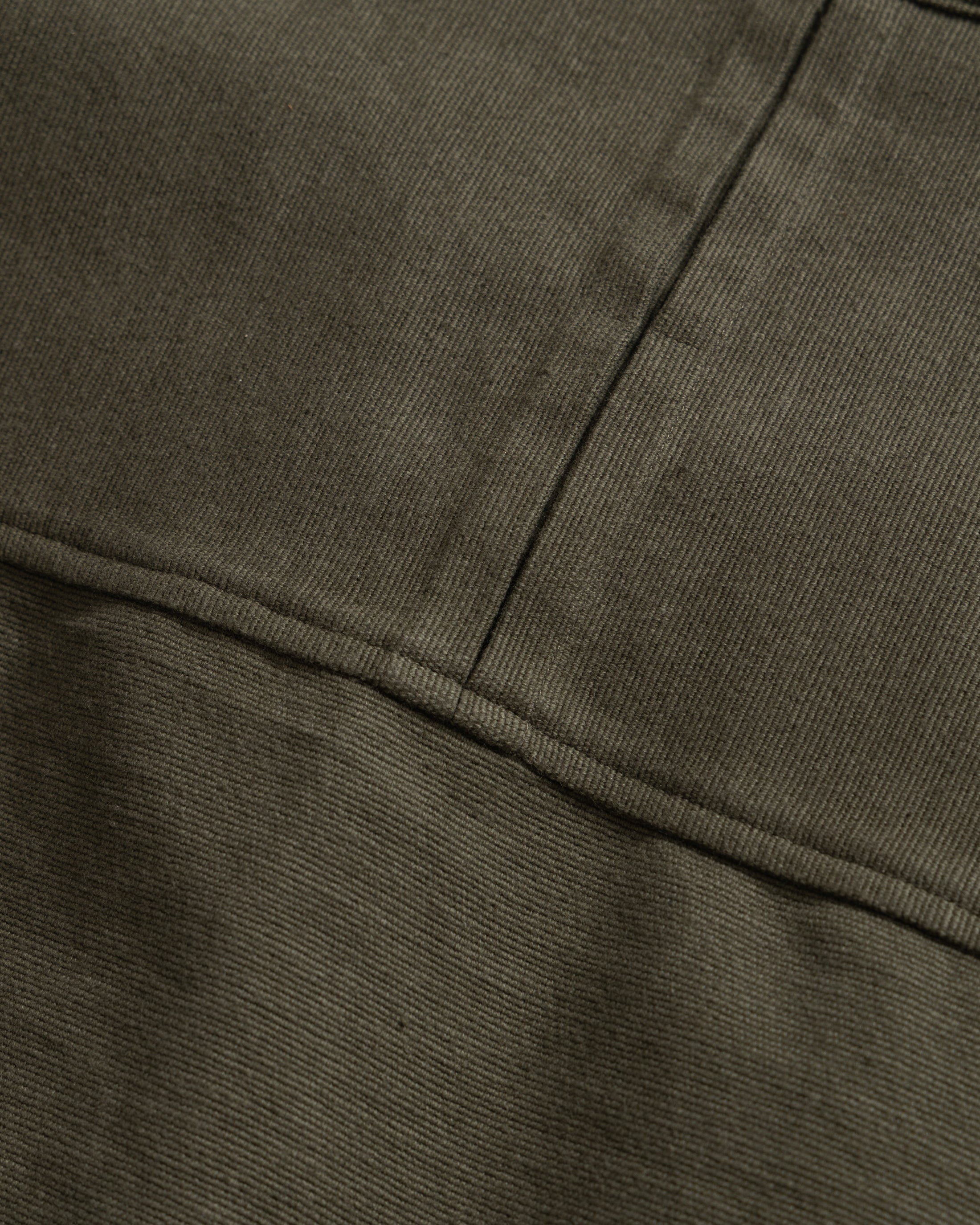 SAM SHIRT JACKET - RIFLE GREEN HANDSPUN COTTON CANVAS