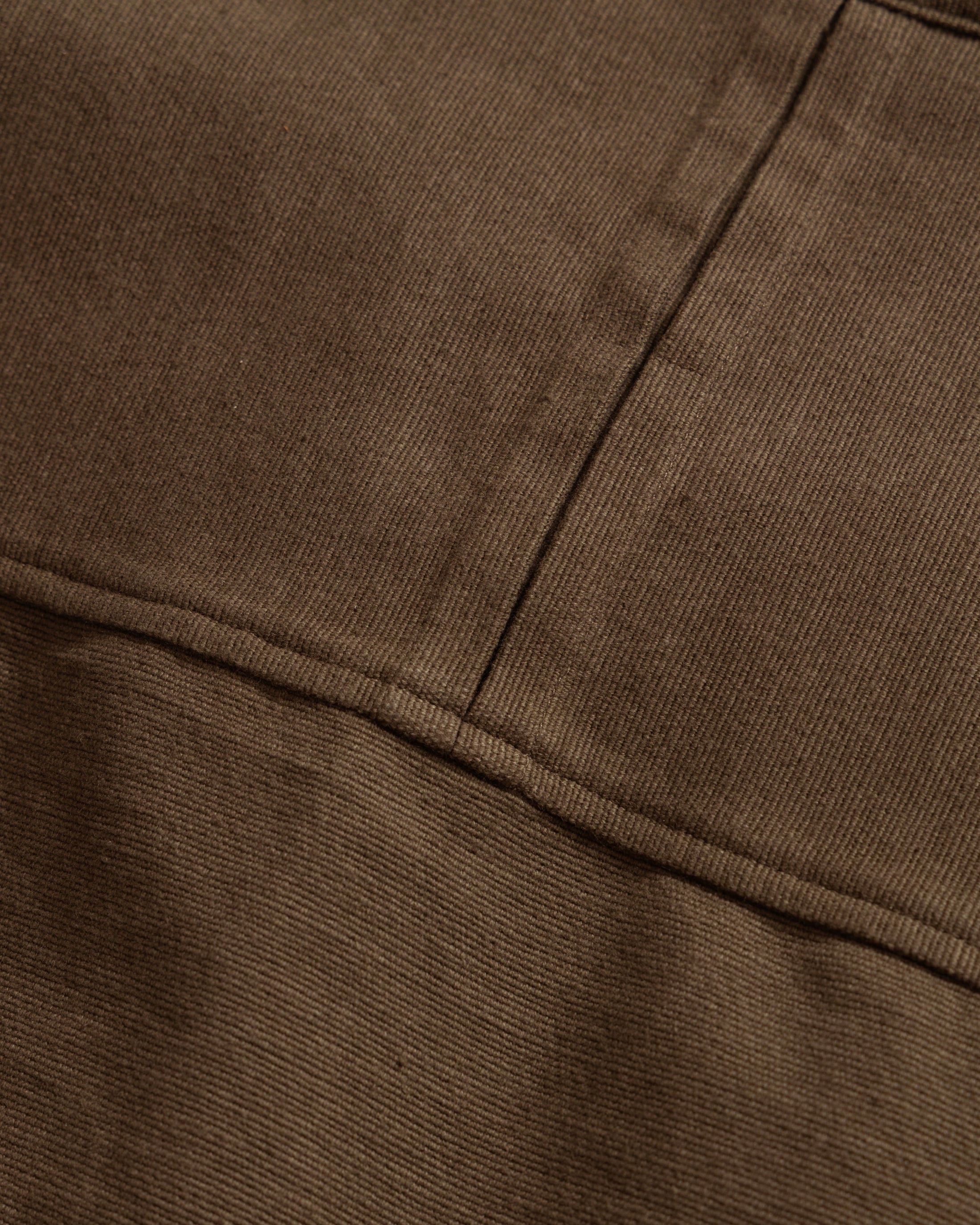 SAM SHIRT JACKET - FONDENTE BROWN HANDSPUN COTTON CANVAS