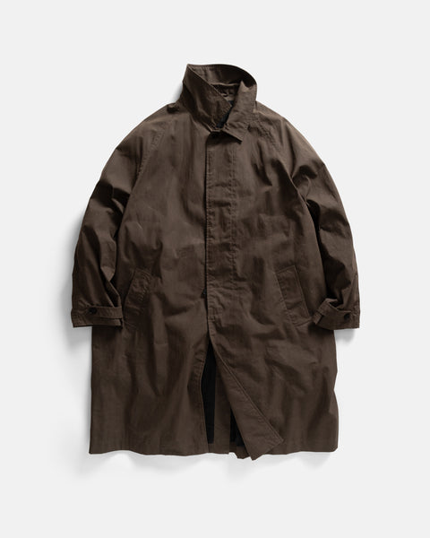 FULL RAGLAN BAL COAT - MIRKWOOD BROWN WATER-REPELLENT BEESWAX