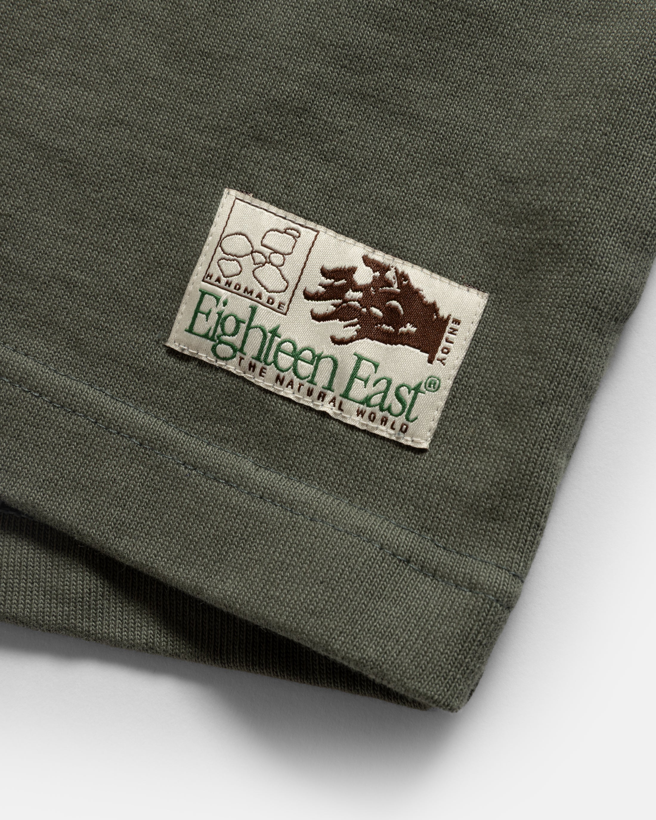 GRAHAME BIG TEE - DARK SAGE HEAVYWEIGHT COTTON JERSEY