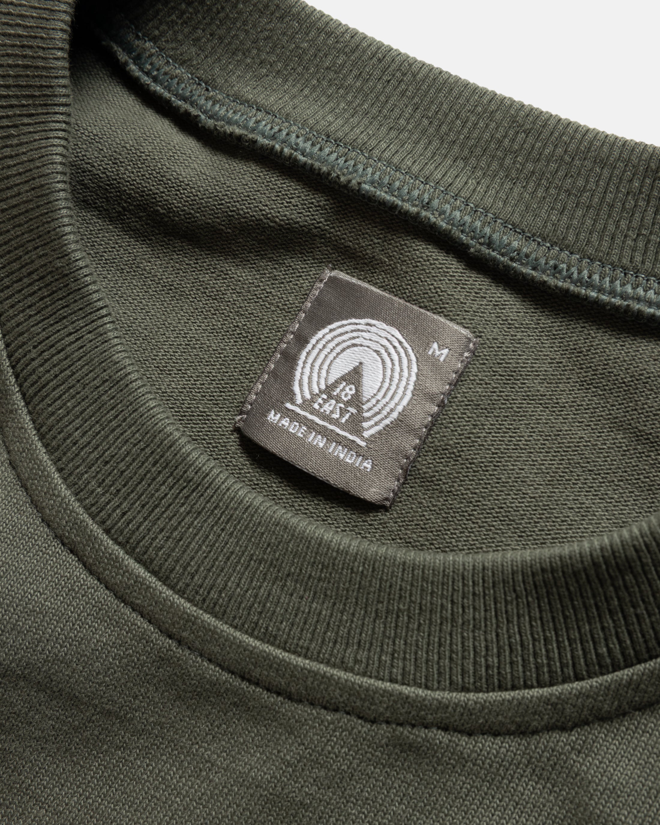 GRAHAME BIG TEE - DARK SAGE HEAVYWEIGHT COTTON JERSEY