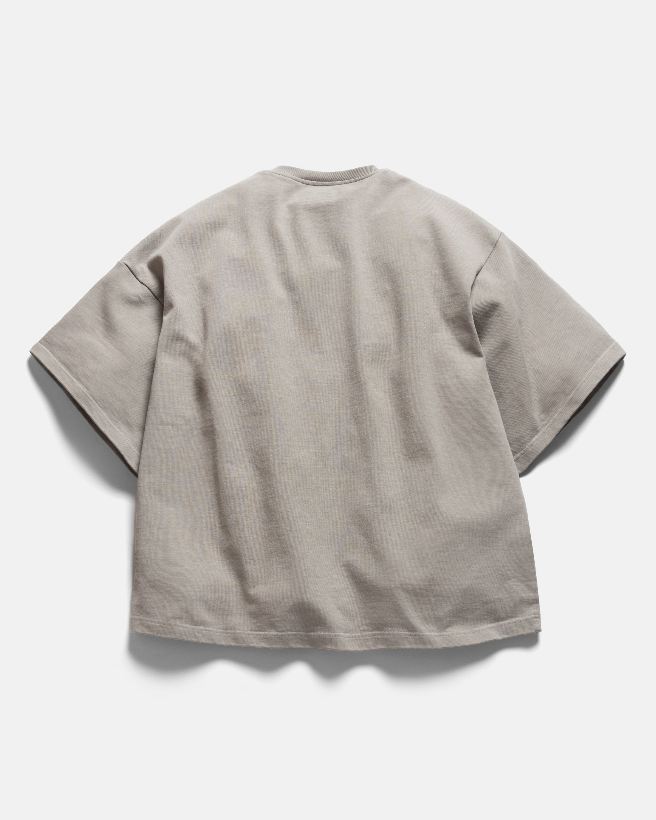 GRAHAME BIG TEE - WALNUT HEAVYWEIGHT COTTON JERSEY