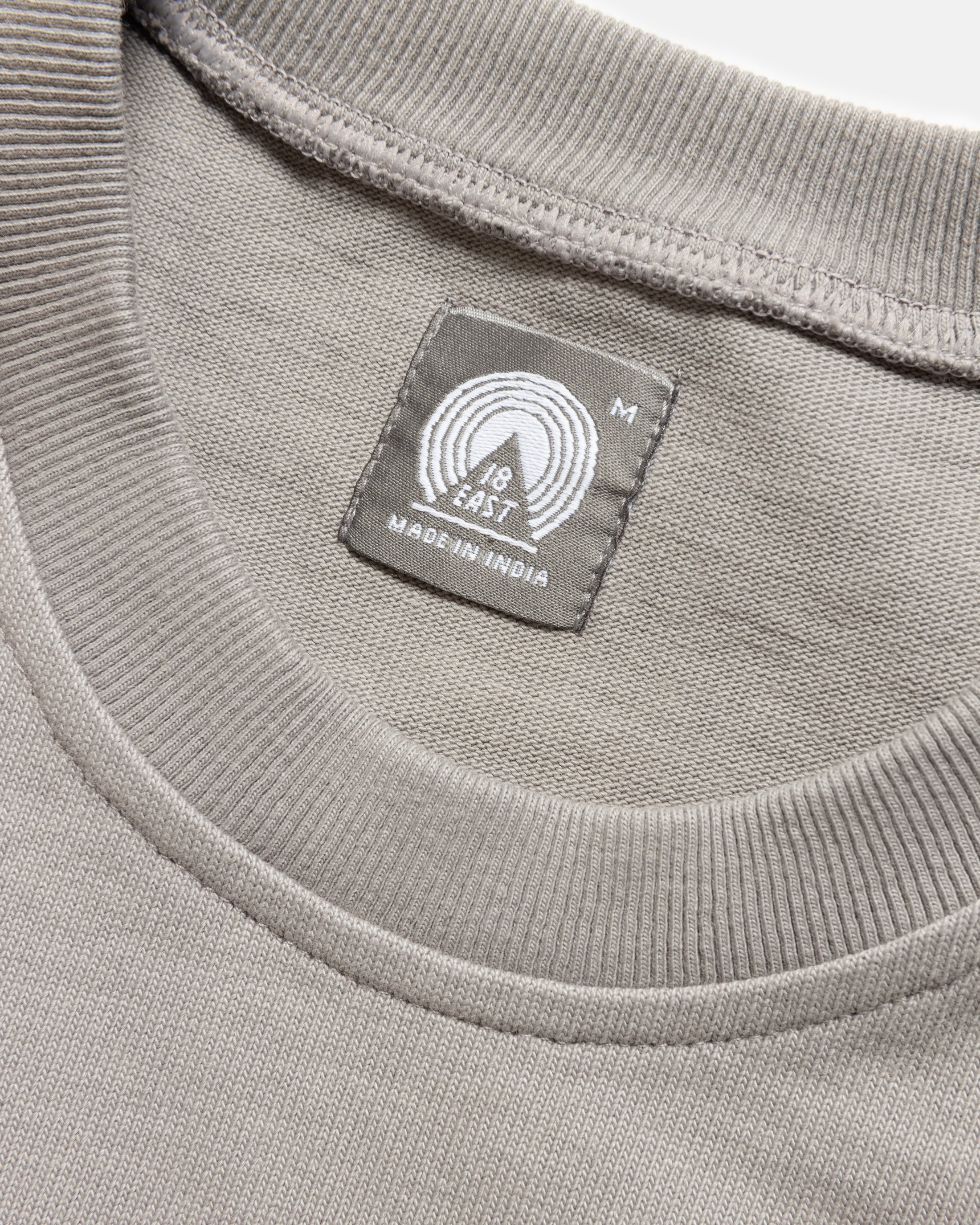 GRAHAME BIG TEE - WALNUT HEAVYWEIGHT COTTON JERSEY