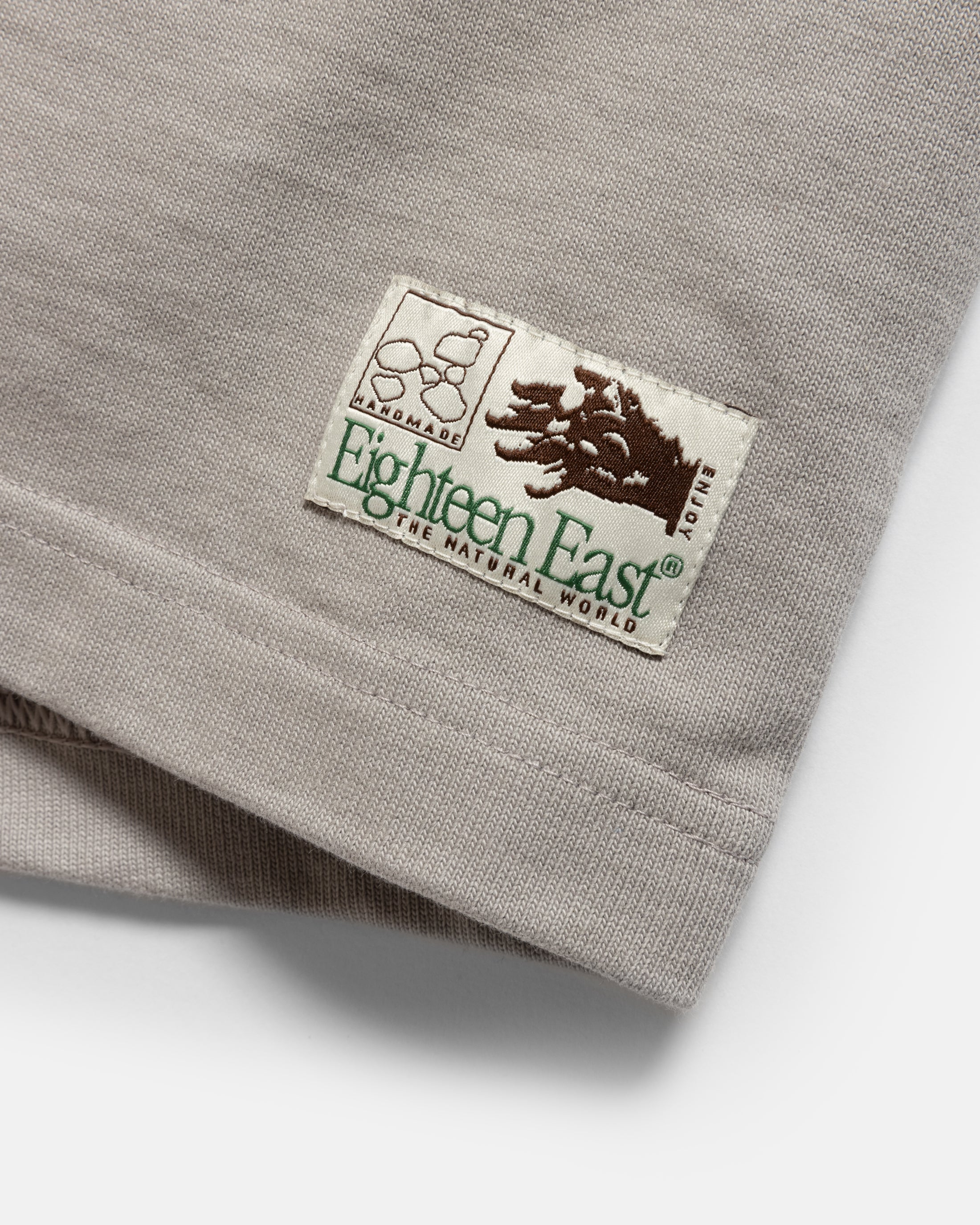 GRAHAME BIG TEE - WALNUT HEAVYWEIGHT COTTON JERSEY