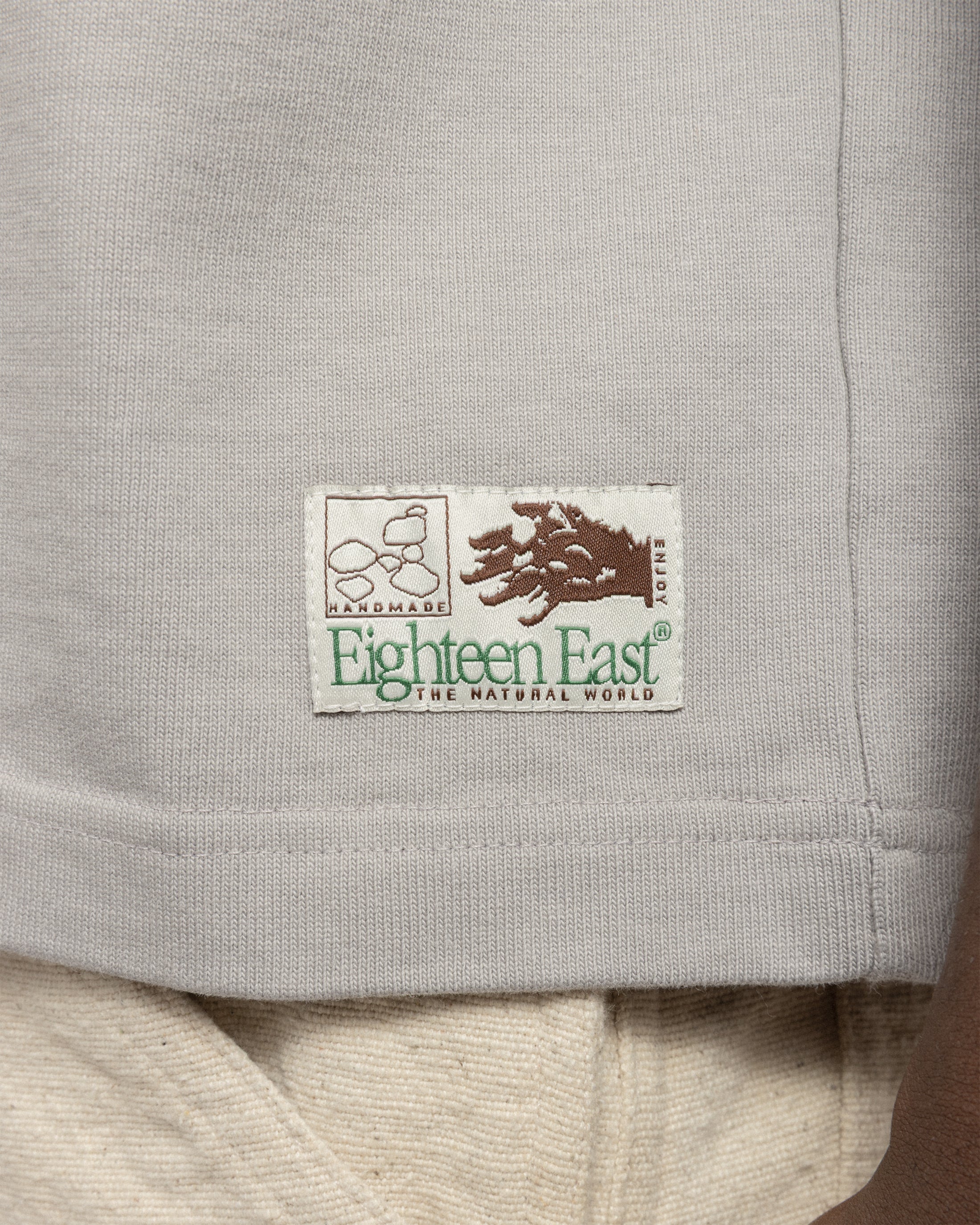 GRAHAME BIG TEE - WALNUT HEAVYWEIGHT COTTON JERSEY