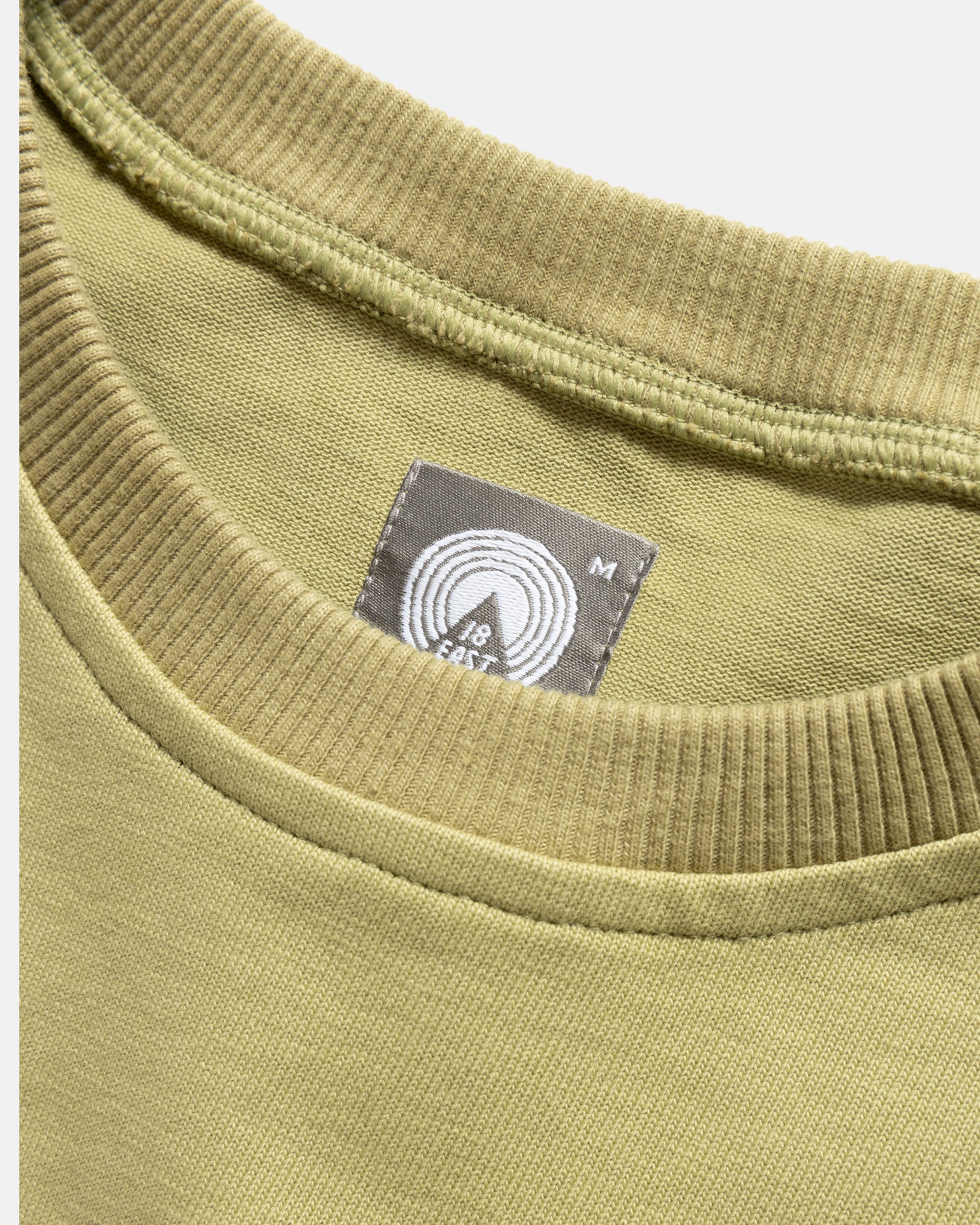 GRAHAME BIG TEE - CELERY HEAVYWEIGHT COTTON JERSEY