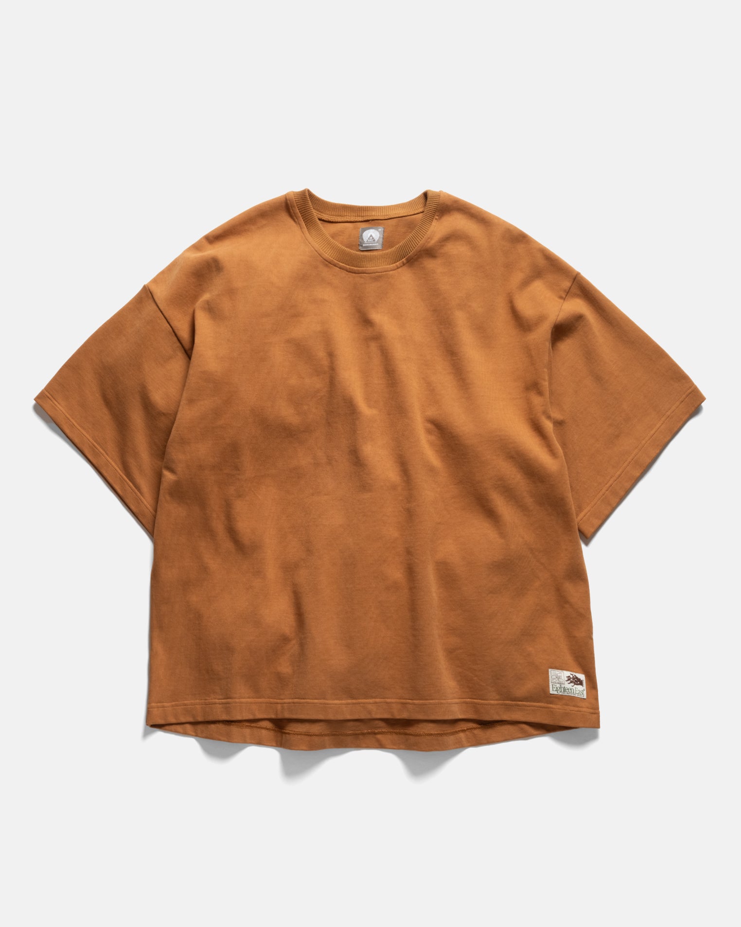 GRAHAME BIG TEE - TERRA COTTA HEAVYWEIGHT COTTON JERSEY