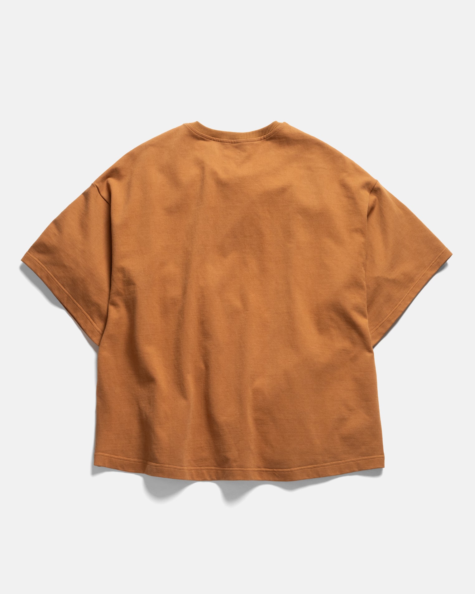 GRAHAME BIG TEE - TERRA COTTA HEAVYWEIGHT COTTON JERSEY