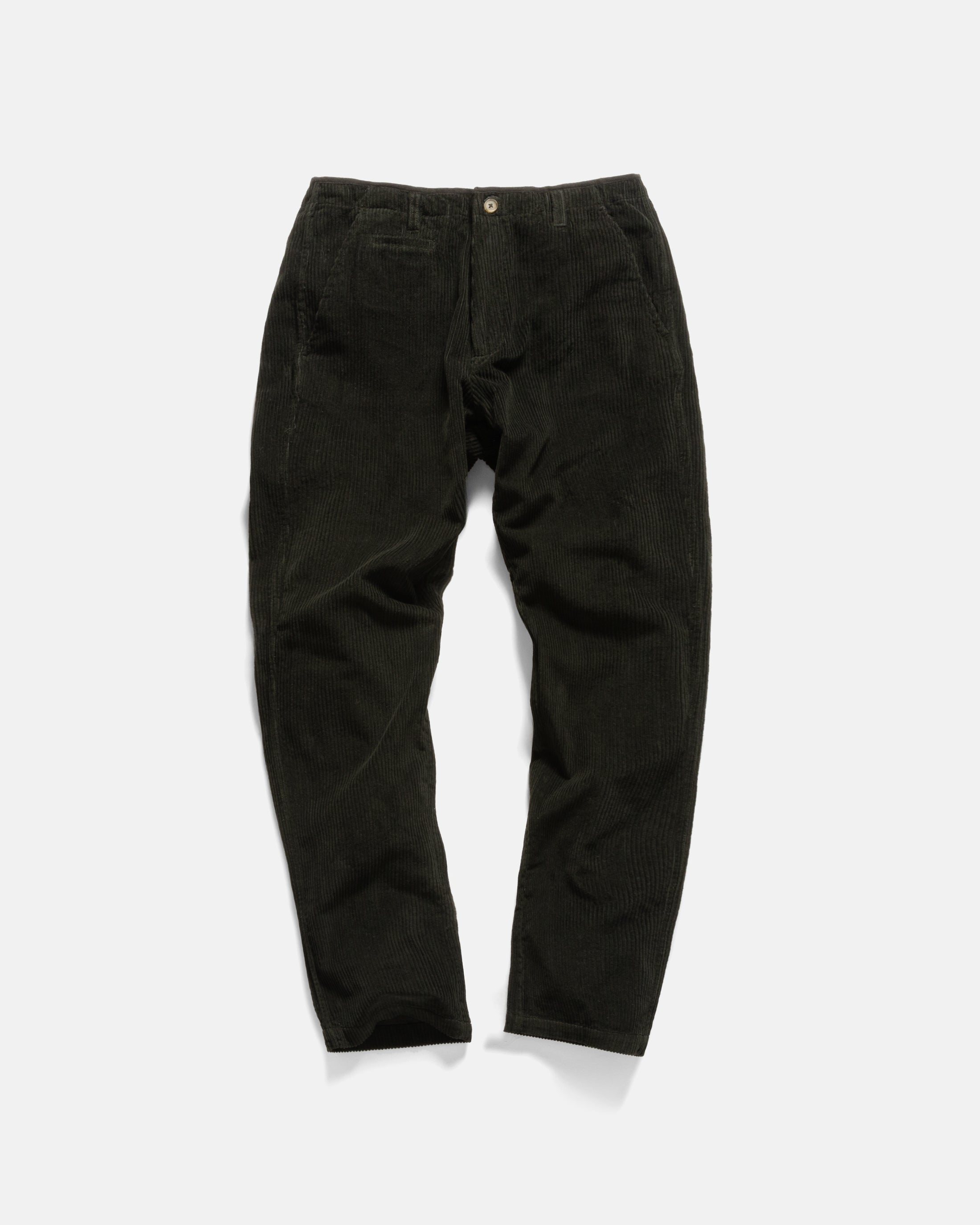 SHELTER PANT - DARK GREEN COTTON CORDUROY