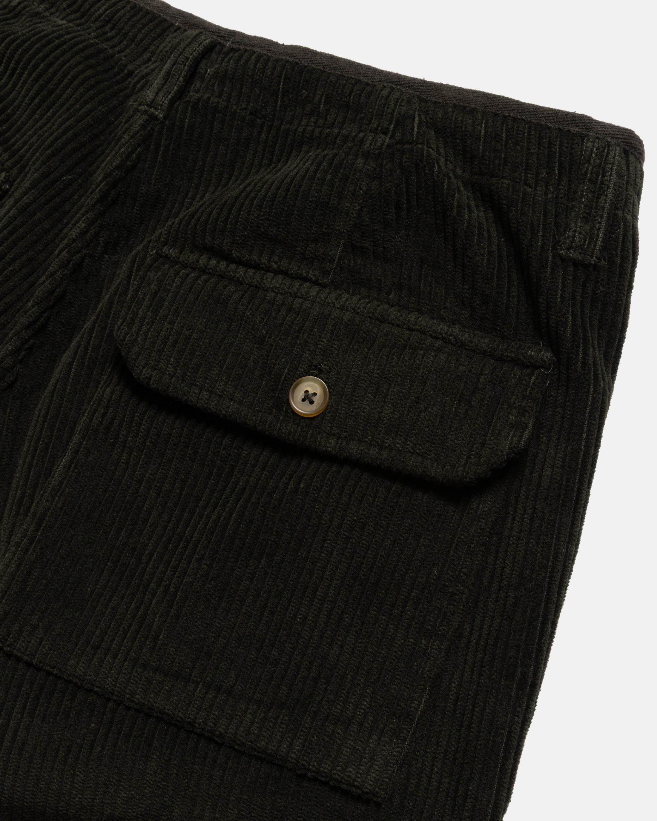 SHELTER PANT - DARK GREEN COTTON CORDUROY