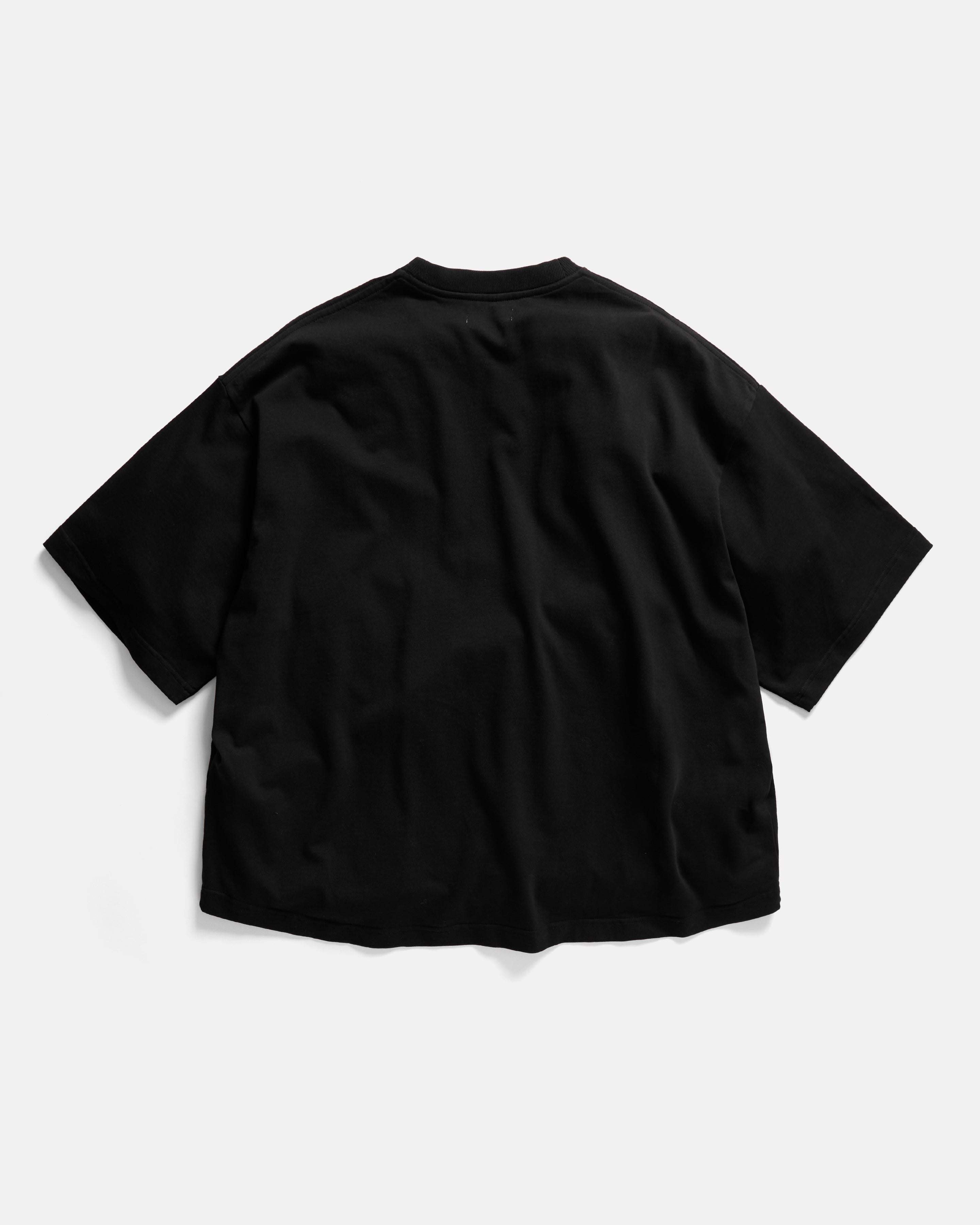 トップス XXL  JERSEY everyone (BLACK) GUS BIG TEE - BLACK 7.75 oz. ALL SEASON COTTON JERSEY – 18 East