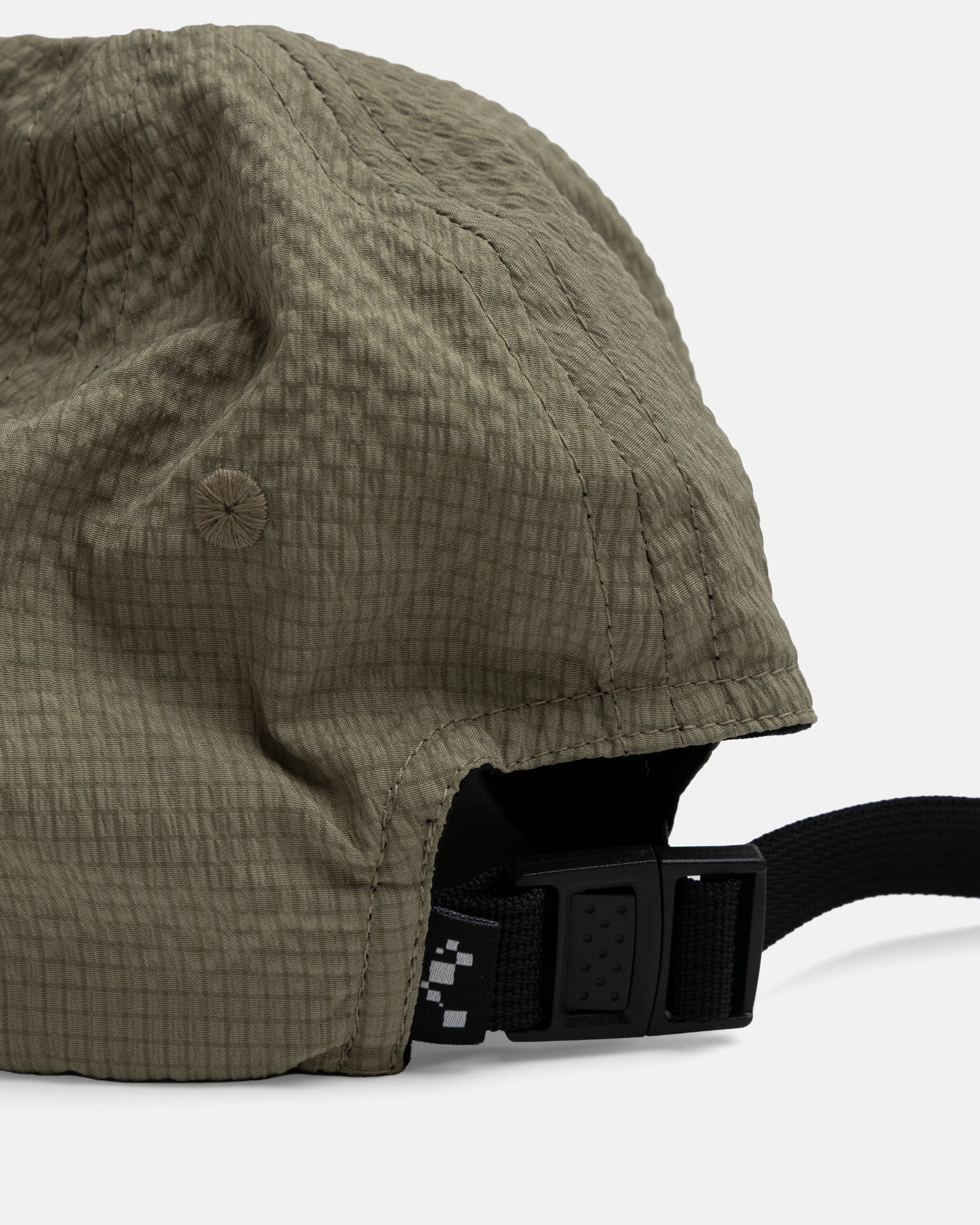 STOWE UNLINED 5 PANEL HAT - SUNBLEACHED KELP "COBBLESTONE" NYLON RIPSTOP