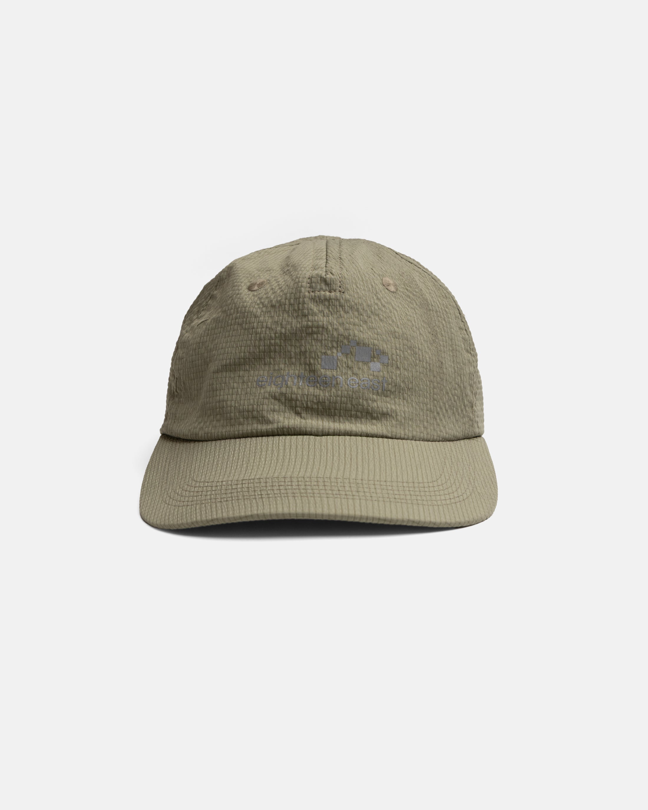 STOWE UNLINED 5 PANEL HAT - SUNBLEACHED KELP "COBBLESTONE" NYLON RIPSTOP