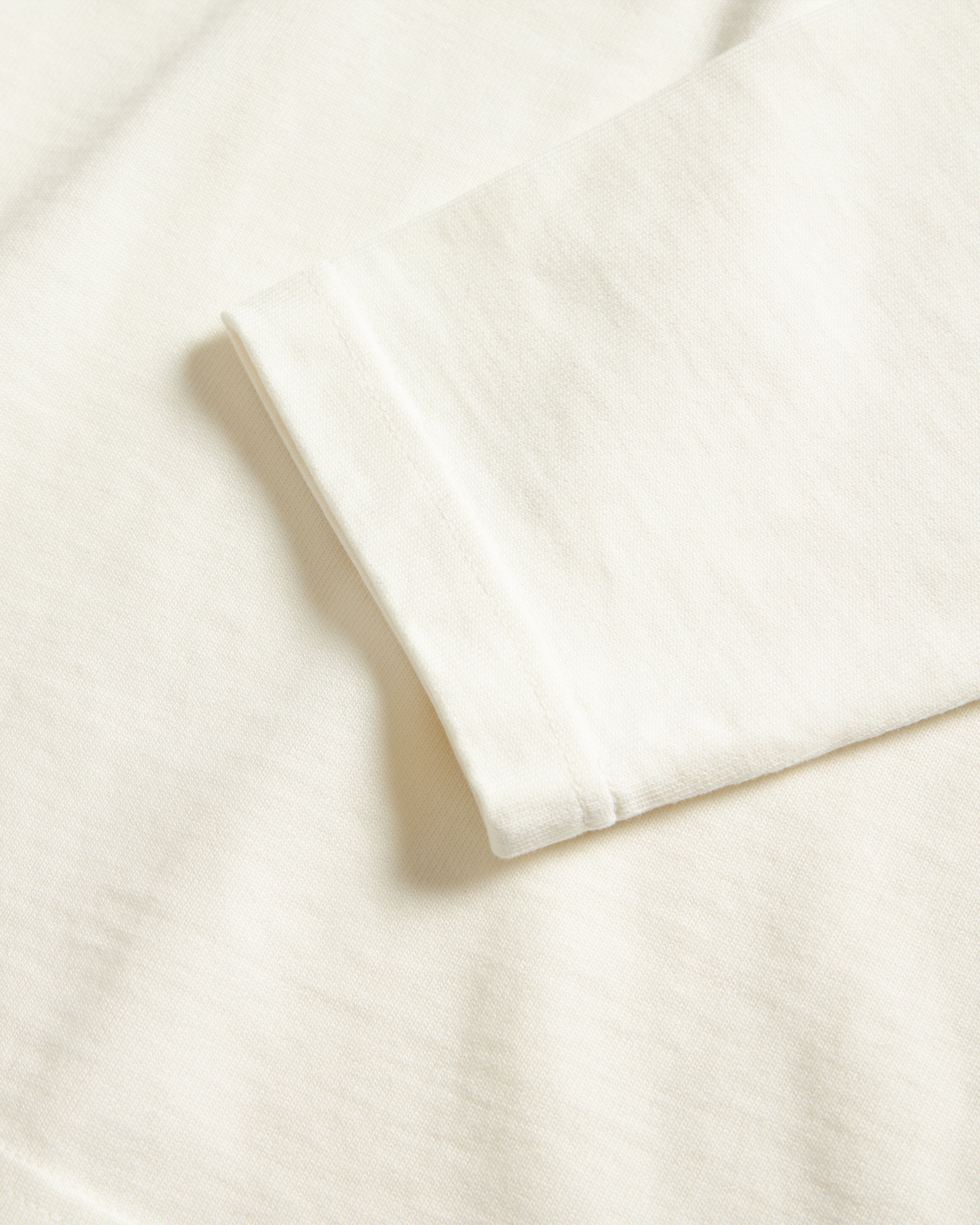 HELIOS L/S MOORE HEAVYWEIGHT TEE - WHITE 12.25 oz. COTTON JERSEY