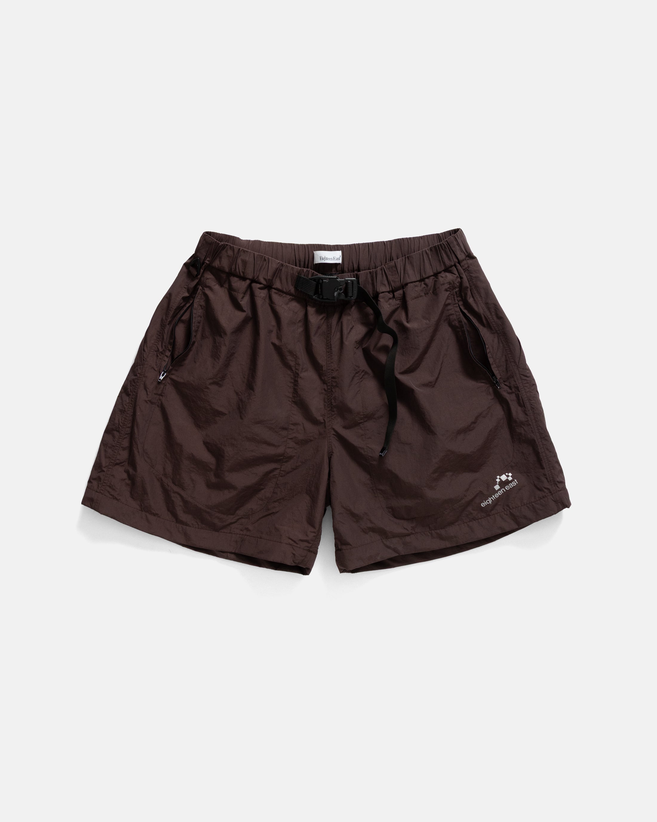 HERRELL TRAIL SHORT - SANGRIA BLENDED NYLON AND COTTON TASLAN