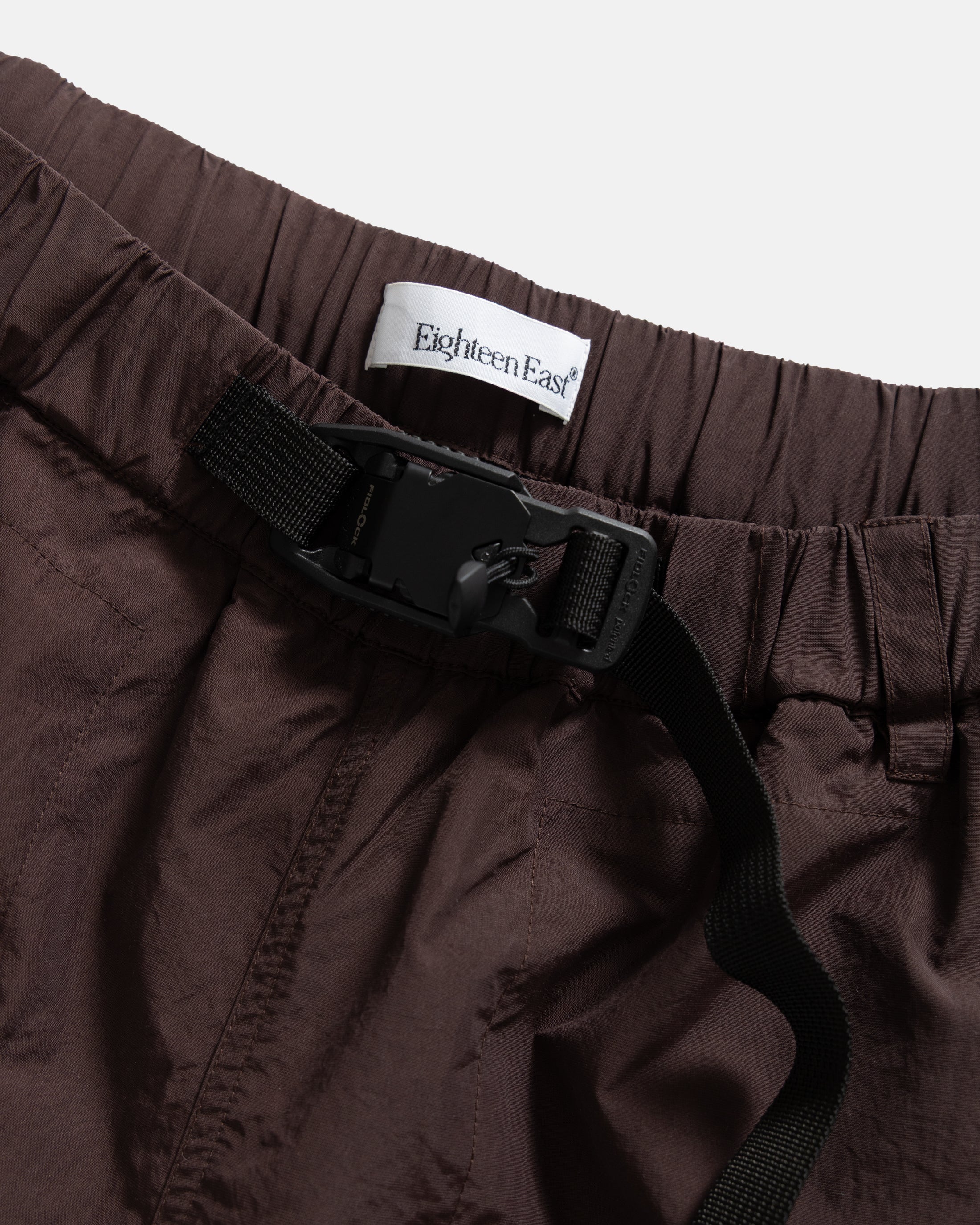 HERRELL TRAIL SHORT - SANGRIA BLENDED NYLON AND COTTON TASLAN