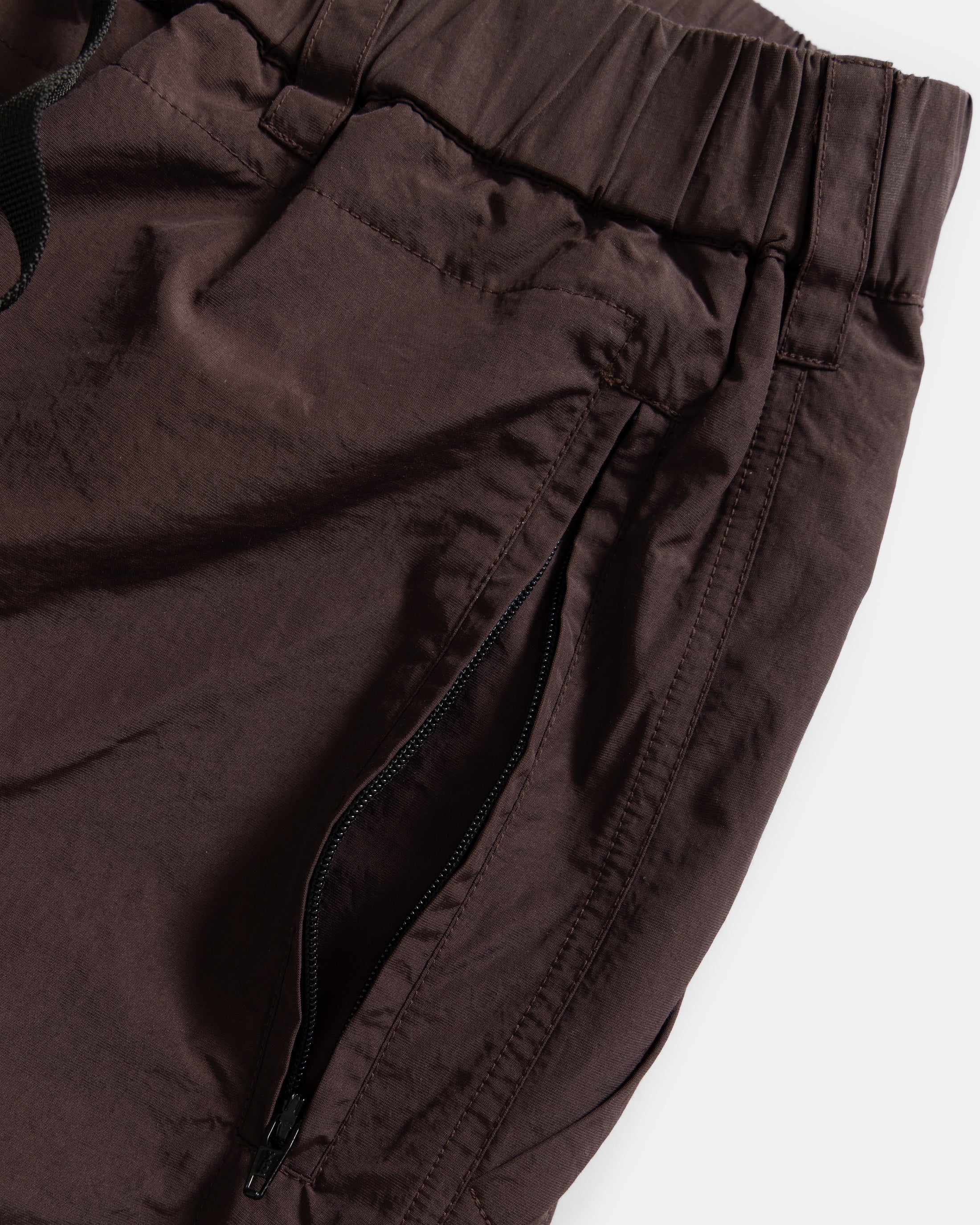 HERRELL TRAIL SHORT - SANGRIA BLENDED NYLON AND COTTON TASLAN