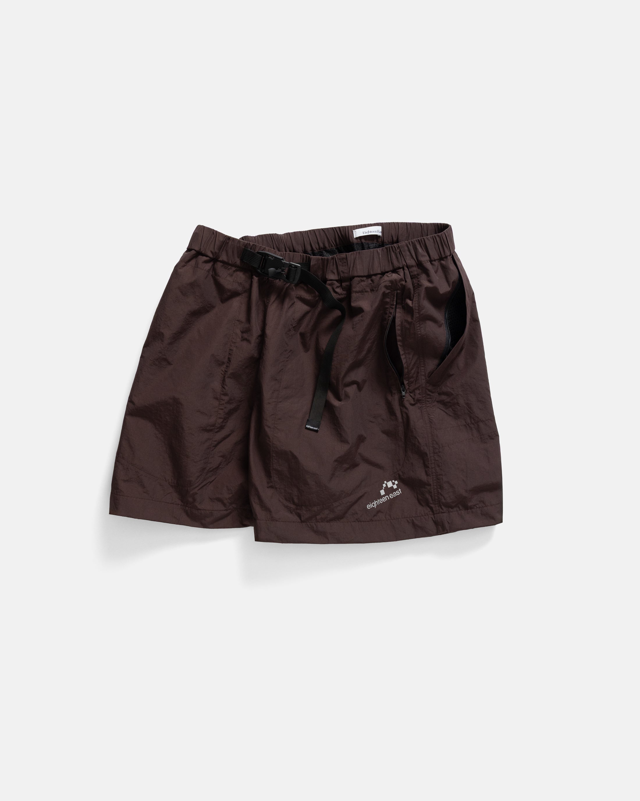 HERRELL TRAIL SHORT - SANGRIA BLENDED NYLON AND COTTON TASLAN