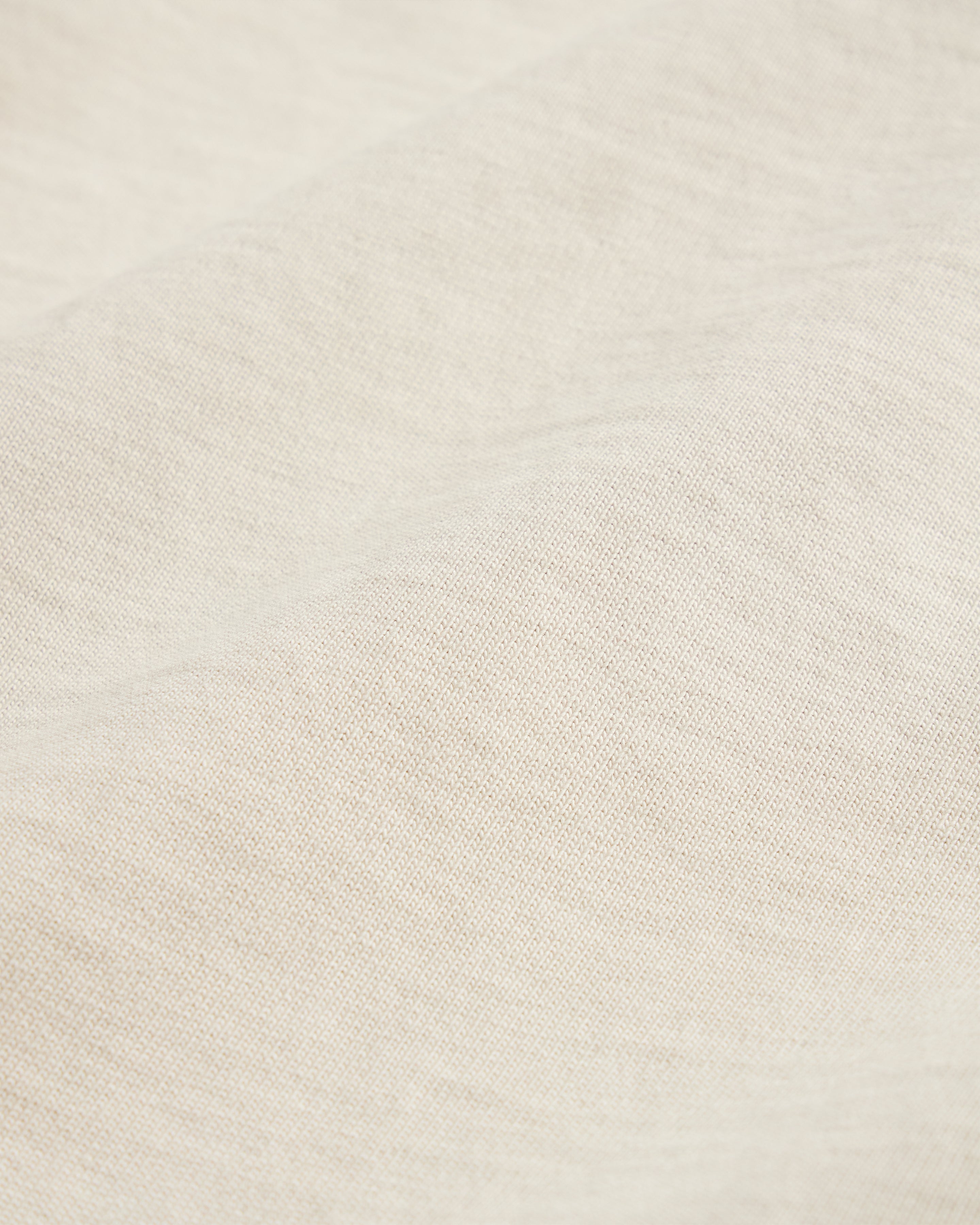 HIROCK HALF SLEEVE CREWNECK - SALT HEAVYWEIGHT COTTON JERSEY