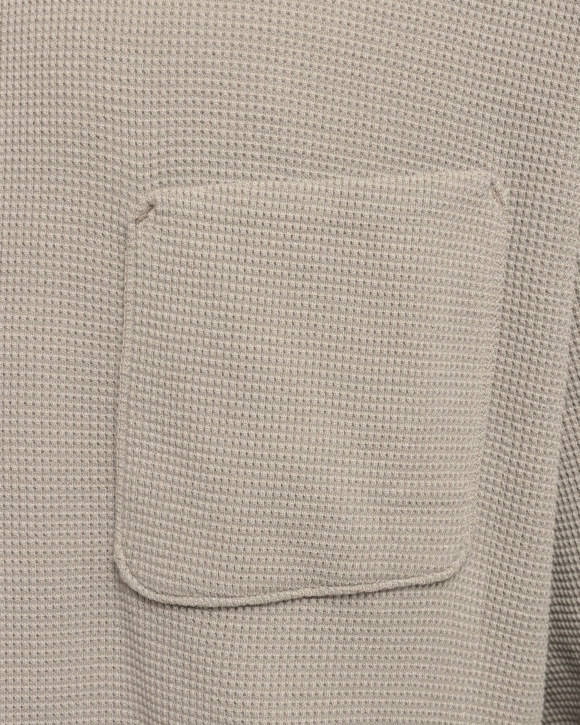 HIROCK LTE HALF SLEEVE CREWNECK - WALNUT TECH COTTON LIGHTWEIGHT THERMAL