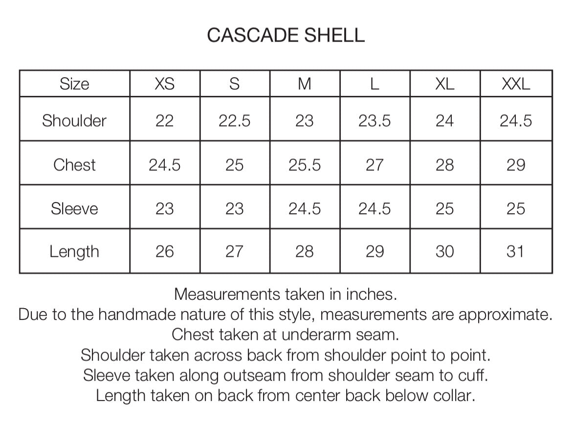 CASCADE OUTDOOR PROTECTION SYSTEM HOODED SHELL - BLACK WATER-REPELLENT 3L BONDED MEMBRANE