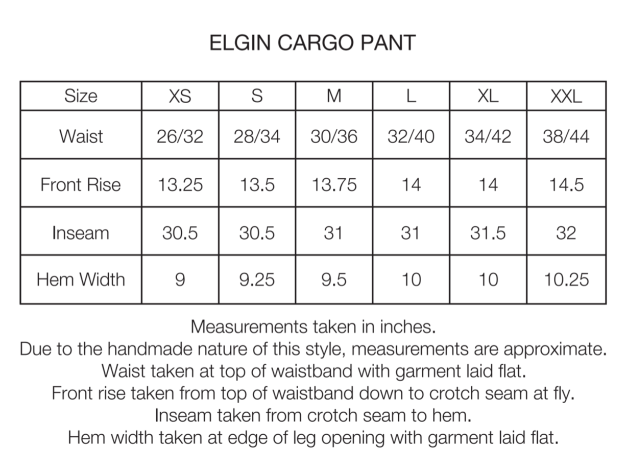 ELGIN CARGO PANT- UMBER DOUBLE WEAVE JACQUARD COTTON