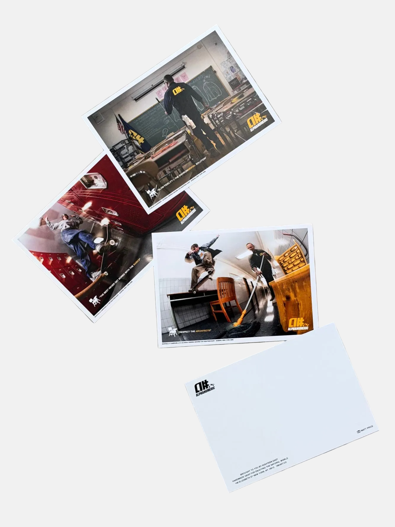 A# EDUCATIONAL POSTCARDS - SET OF 3