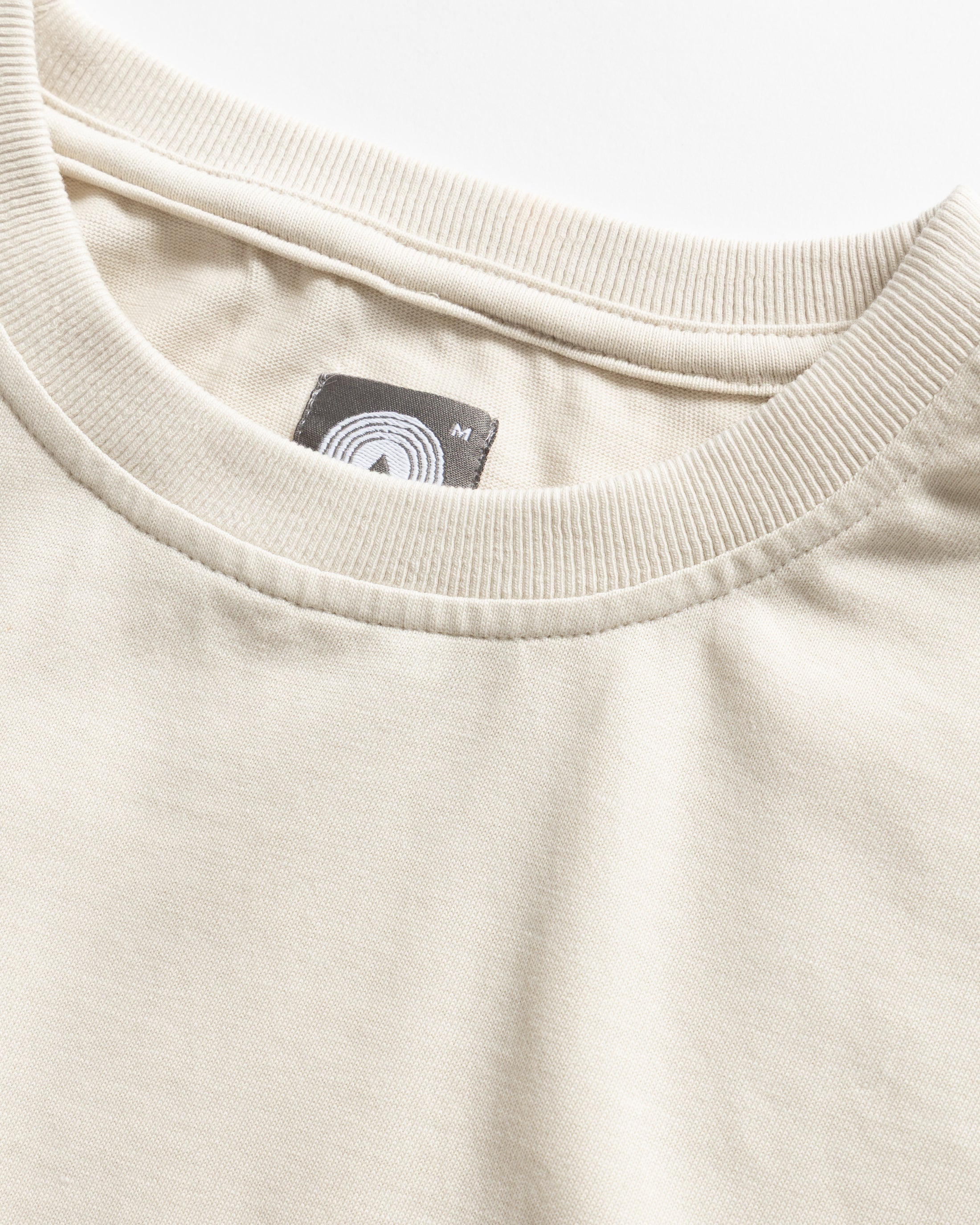 IAN VINTAGE POCKET TEE - TRAVERTINE ECRU 7.75 oz. ALL SEASON COTTON JERSEY