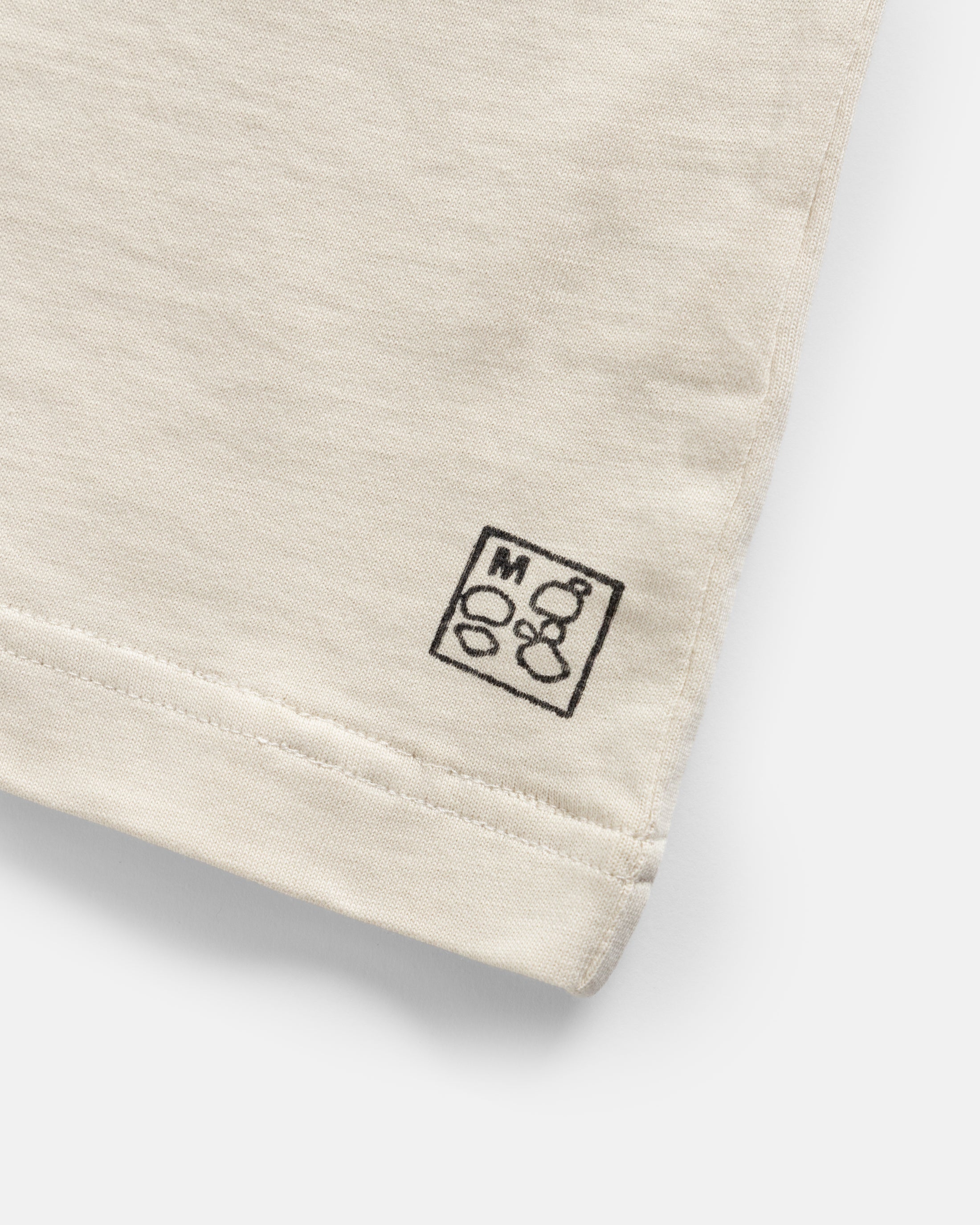 IAN VINTAGE POCKET TEE - TRAVERTINE ECRU 7.75 oz. ALL SEASON COTTON JERSEY