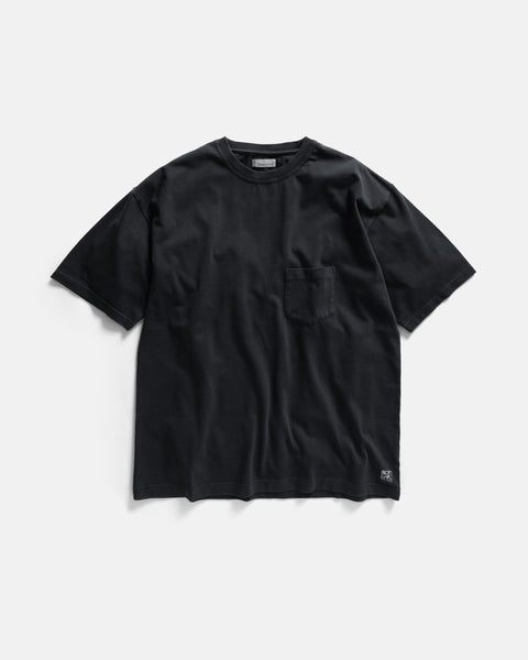 IAN VINTAGE POCKET TEE - WASHED BLACK 7.75 oz. ALL SEASON COTTON