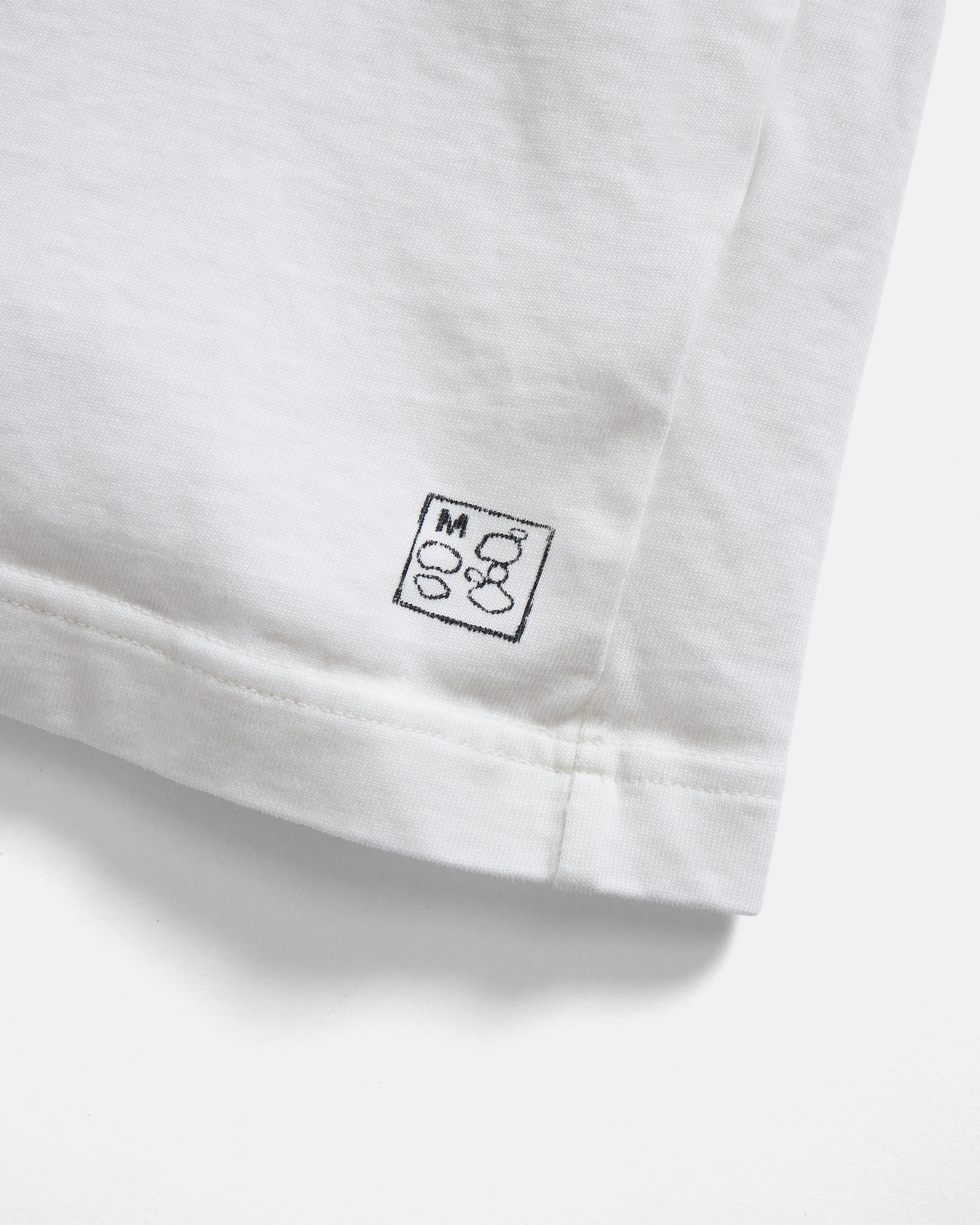 IAN VINTAGE POCKET TEE - WHITE 7.75 oz. ALL SEASON COTTON JERSEY
