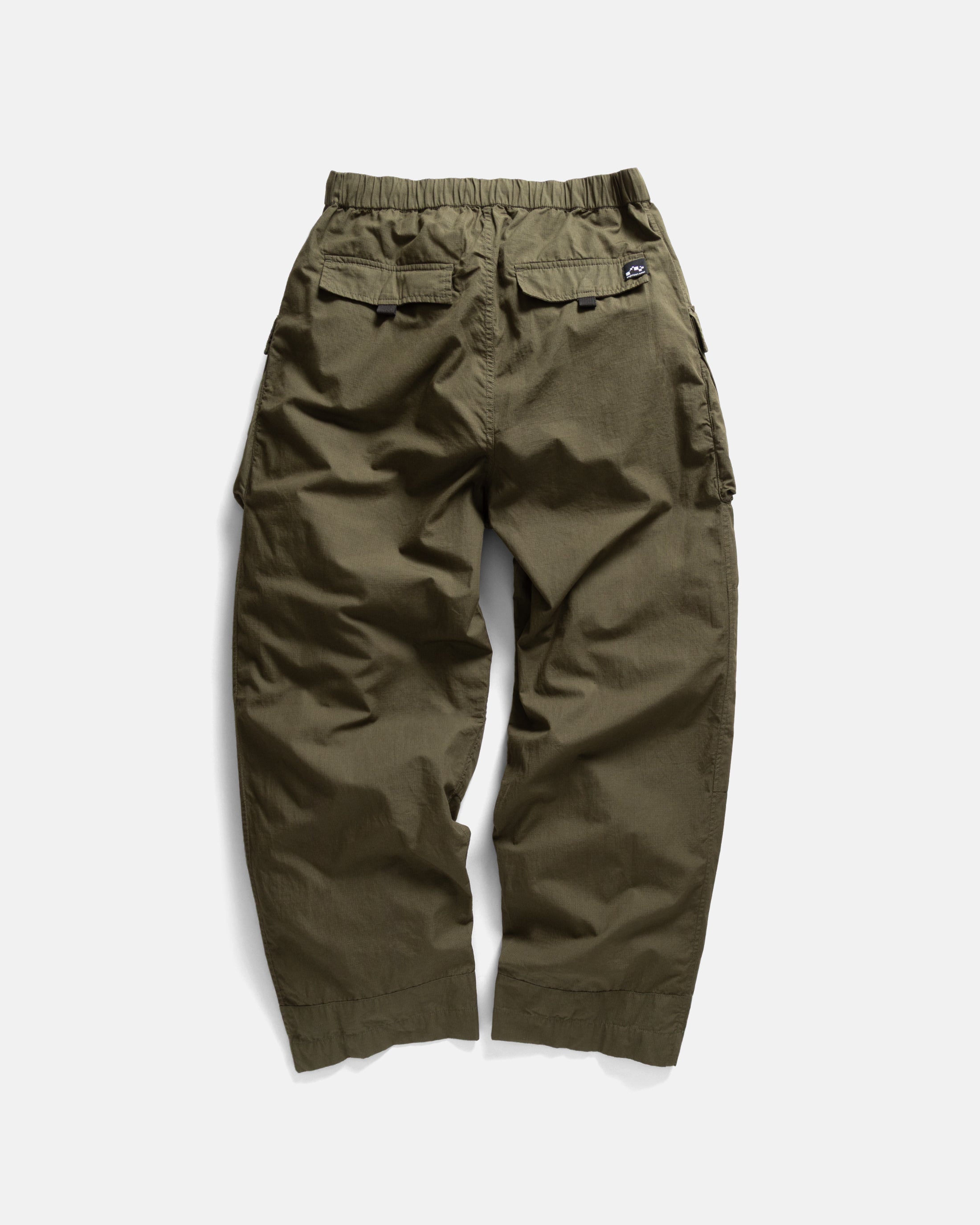 VETTI 2.0 BALLOON PANT - DEEP ARMY COTTON MICRORIPSTOP – 18 East