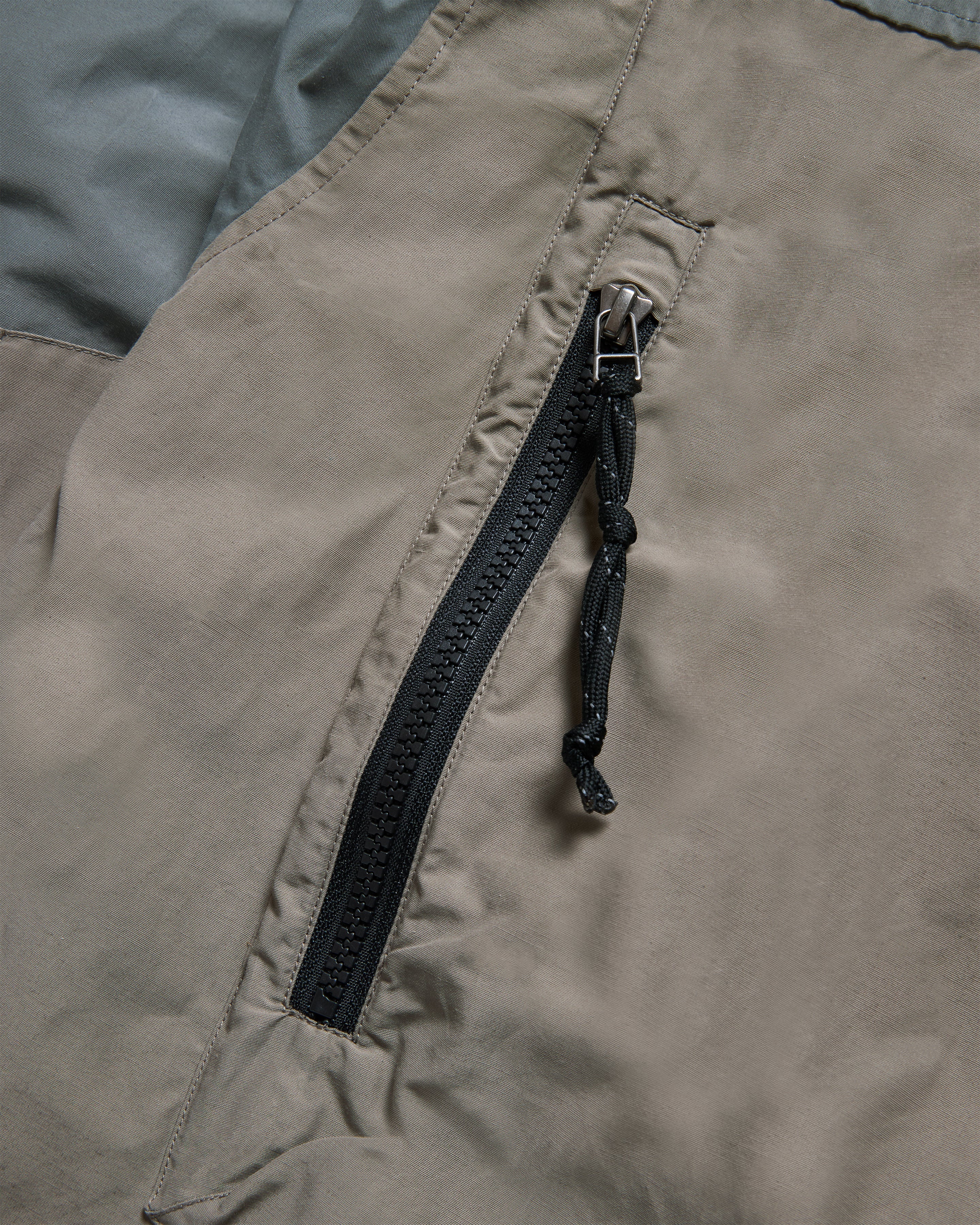 CASCADE OUTDOOR PROTECTION SYSTEM HOODED SHELL - BARELY SAGE / BLUESTONE WATER-REPELLENT 60/40 MOUNTAIN CLOTH