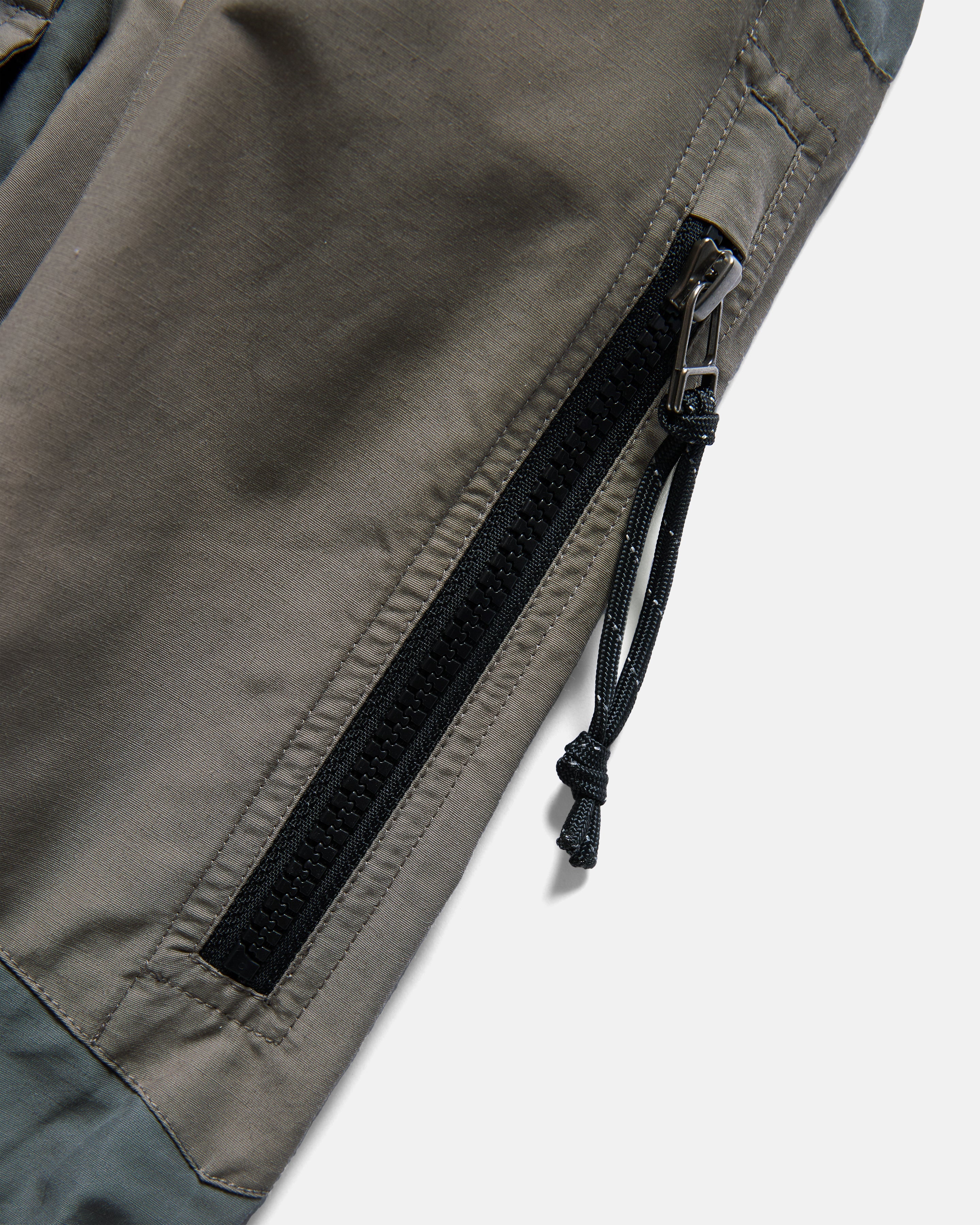 CASCADE OUTDOOR PROTECTION SYSTEM HOODED SHELL - BARELY SAGE / BLUESTONE WATER-REPELLENT 60/40 MOUNTAIN CLOTH