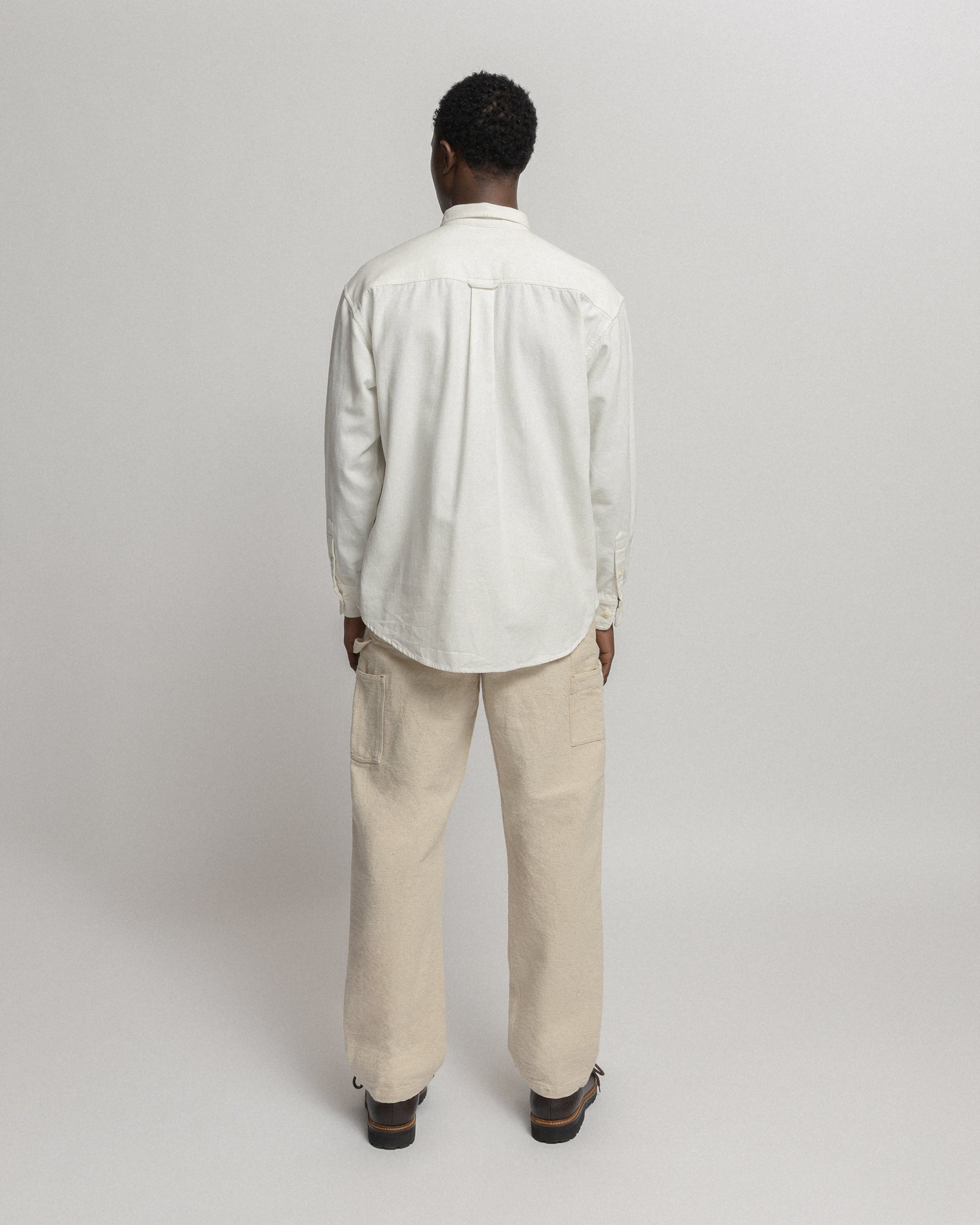 JESPER VINTAGE BUTTON DOWN SHIRT - UNDYED OXFORD CLOTH – 18 East