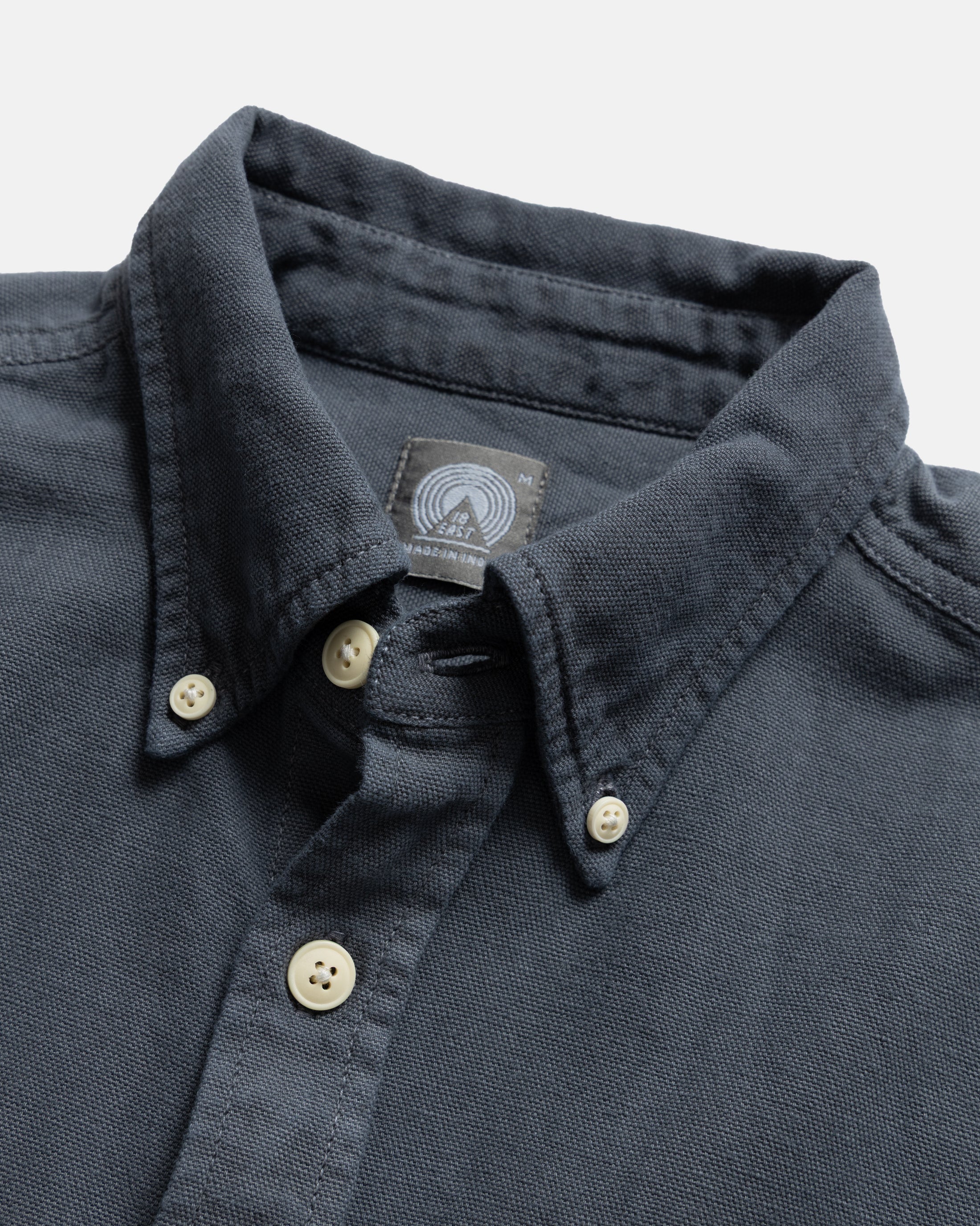 JESPER VINTAGE BUTTON DOWN SHIRT - TURBULENCE PIGMENT DYED OXFORD CLOTH