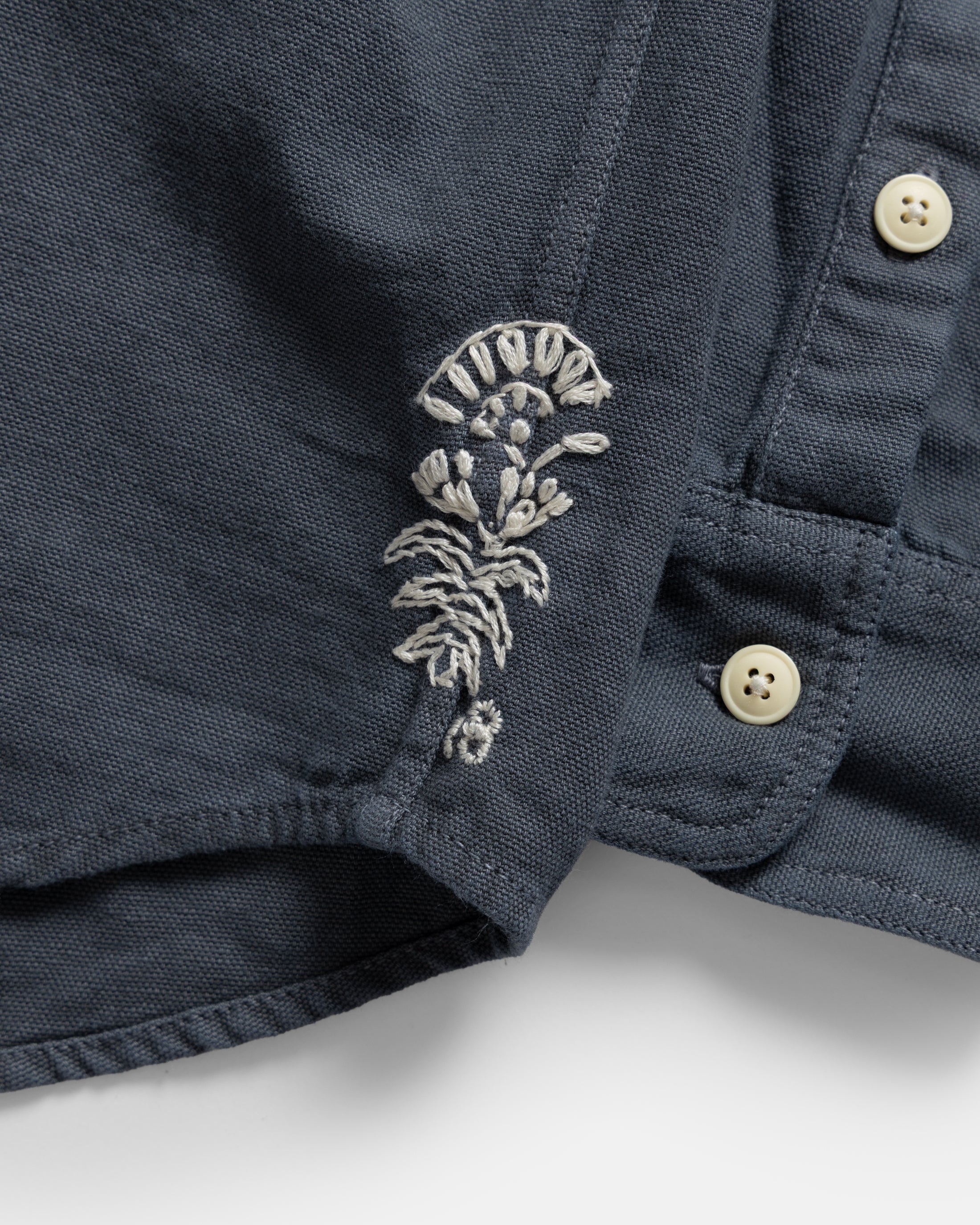 JESPER VINTAGE BUTTON DOWN SHIRT - TURBULENCE PIGMENT DYED OXFORD CLOTH