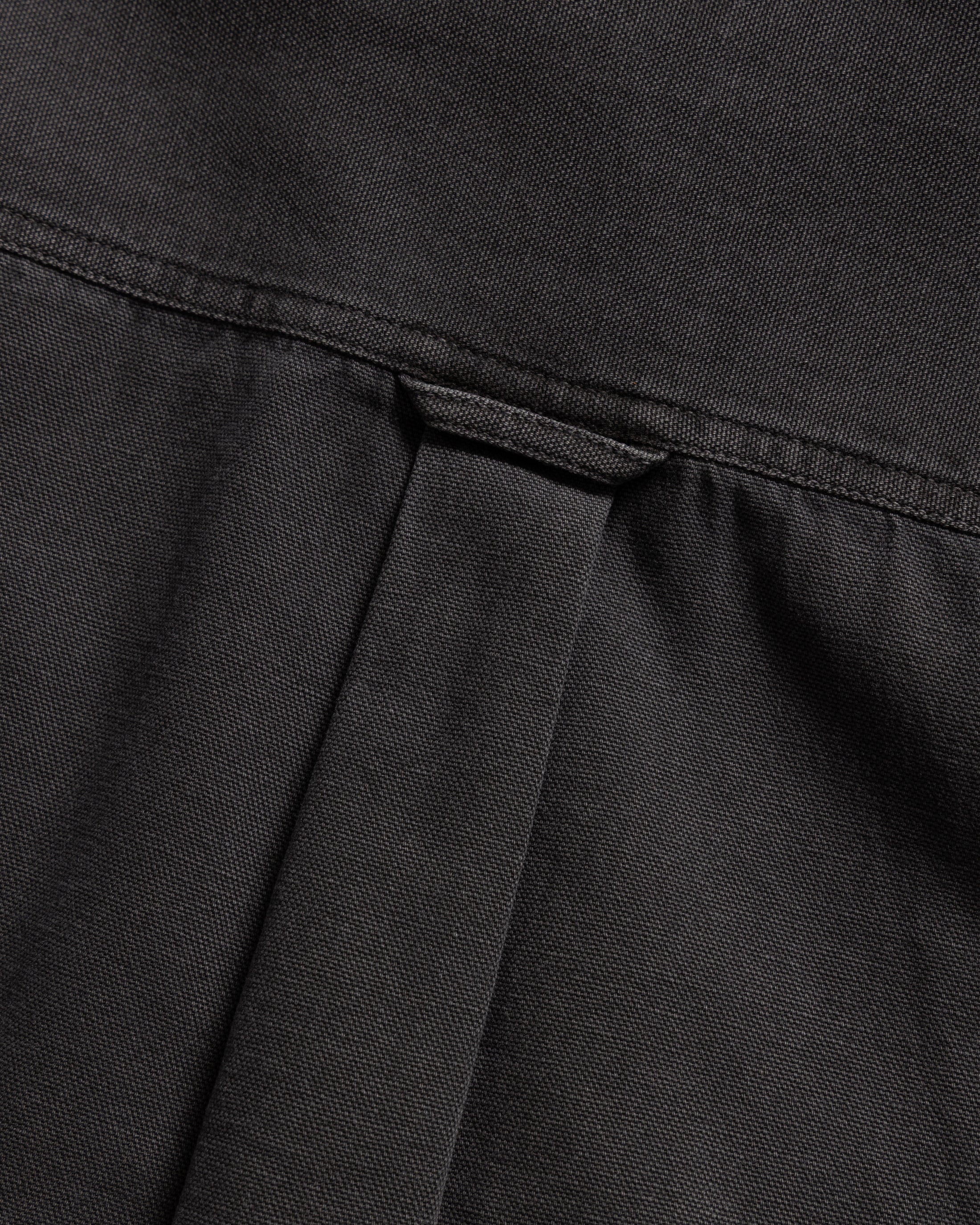 JESPER VINTAGE BUTTON DOWN SHIRT - BLACK PIGMENT DYED OXFORD CLOTH