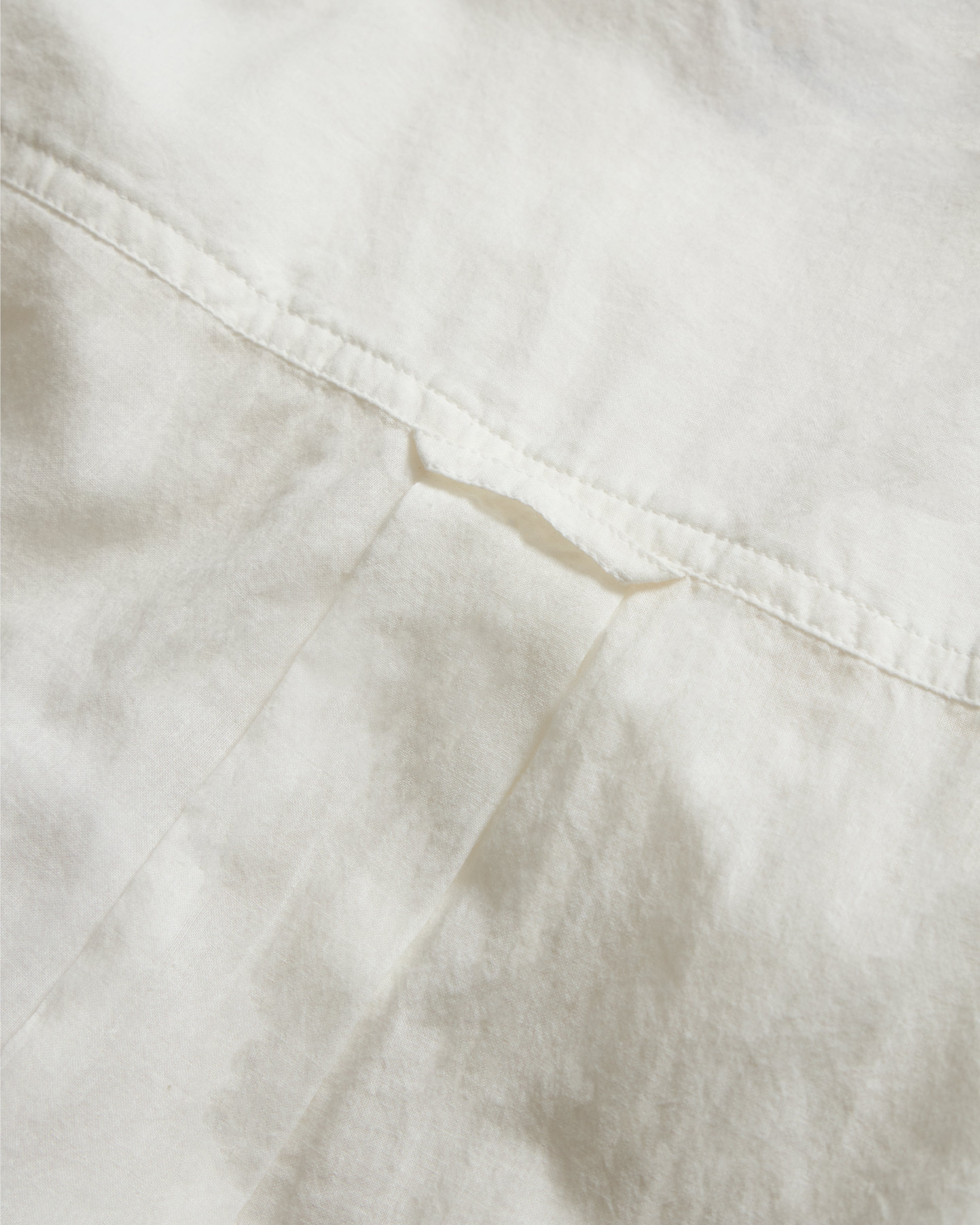 JESPER VINTAGE BUTTON DOWN SHIRT - WHITE FEATHERWEIGHT KHADI COTTON