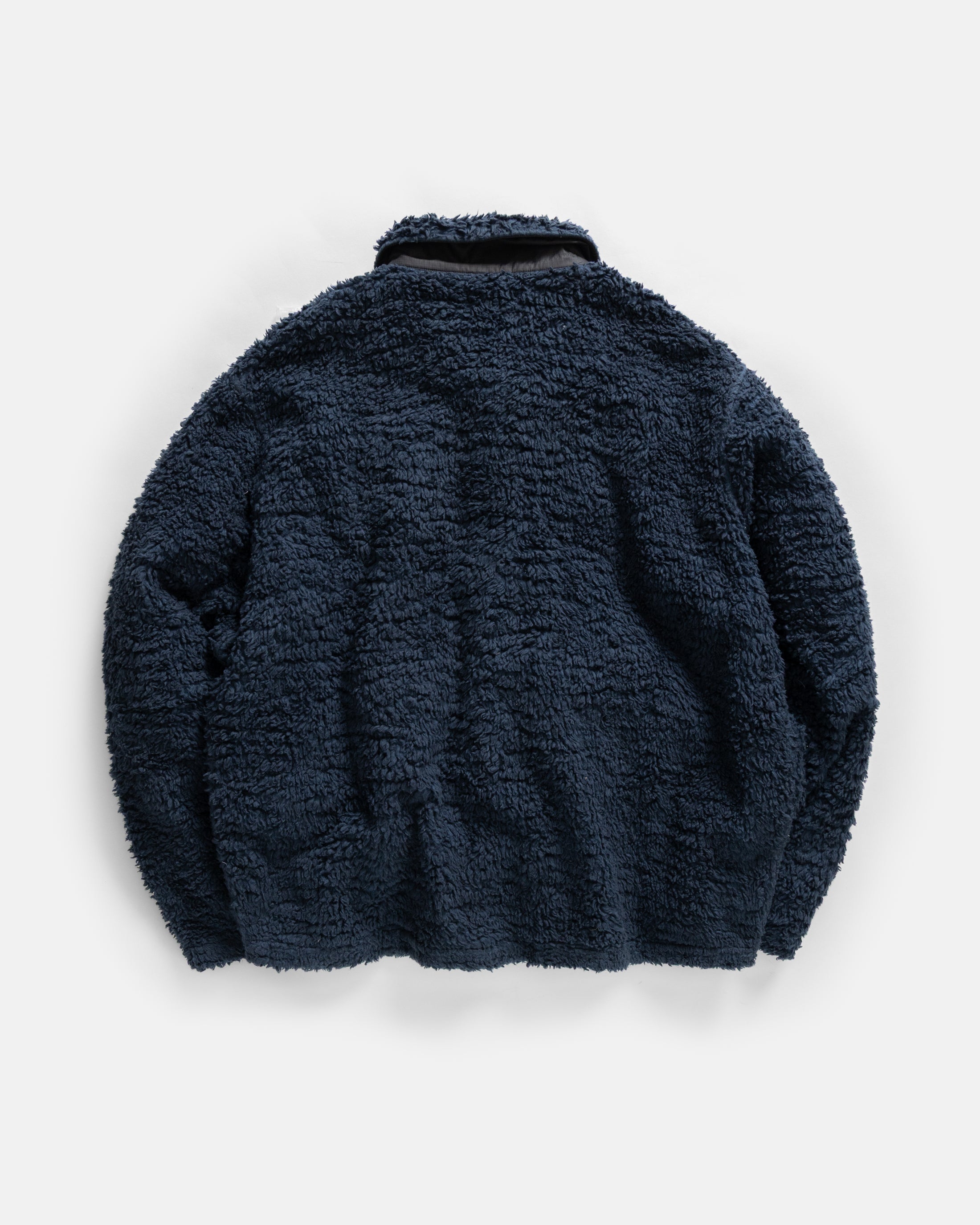 JOSEPH COACH'S JACKET - NAVY ORGANIC COTTON SHERPA – 18 East