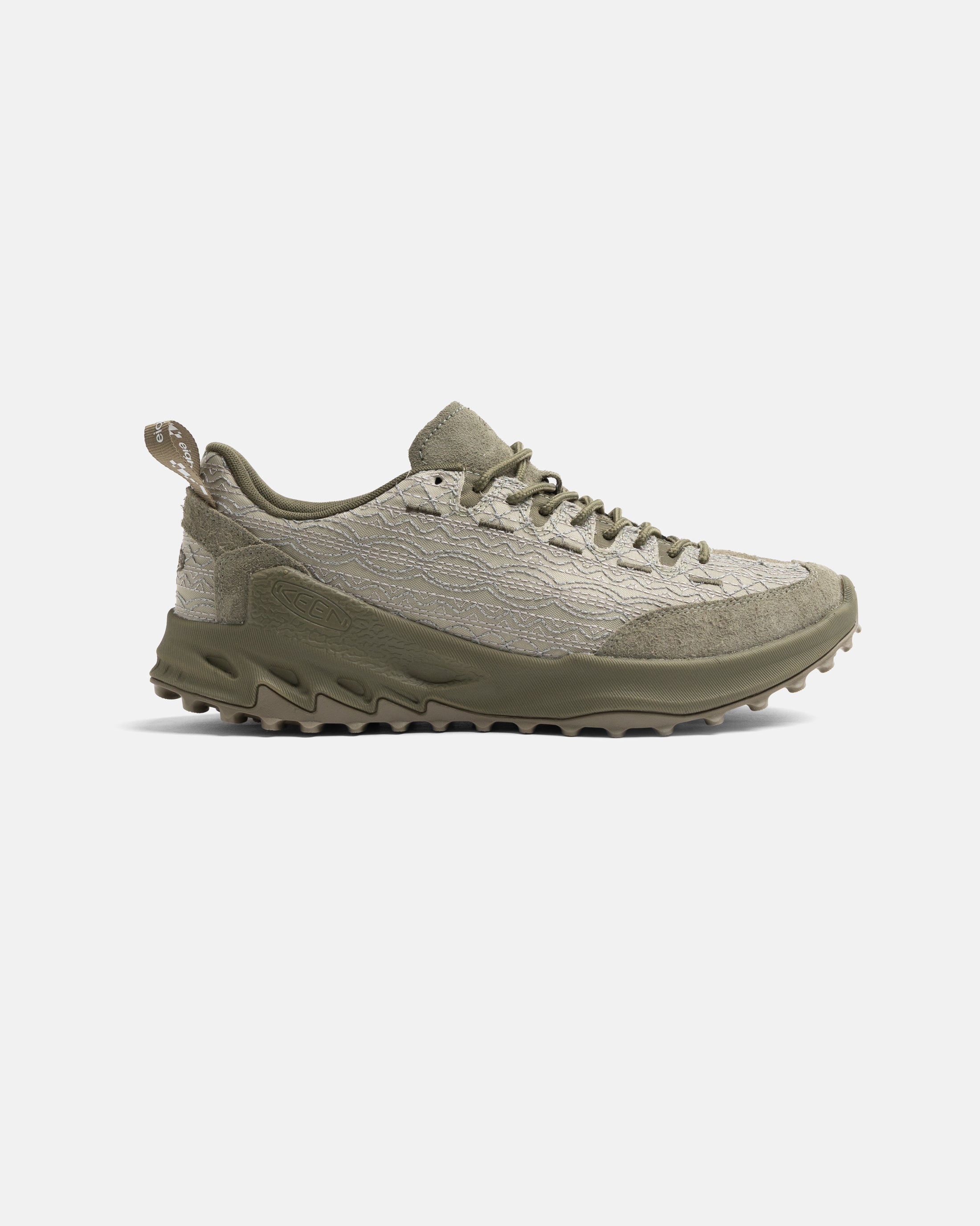 18 EAST x KEEN JASPER ZIONIC - ABBEY STONE / MERMAID / KALAMATA EMBROIDERED BALLISTIC NYLON AND SUEDE