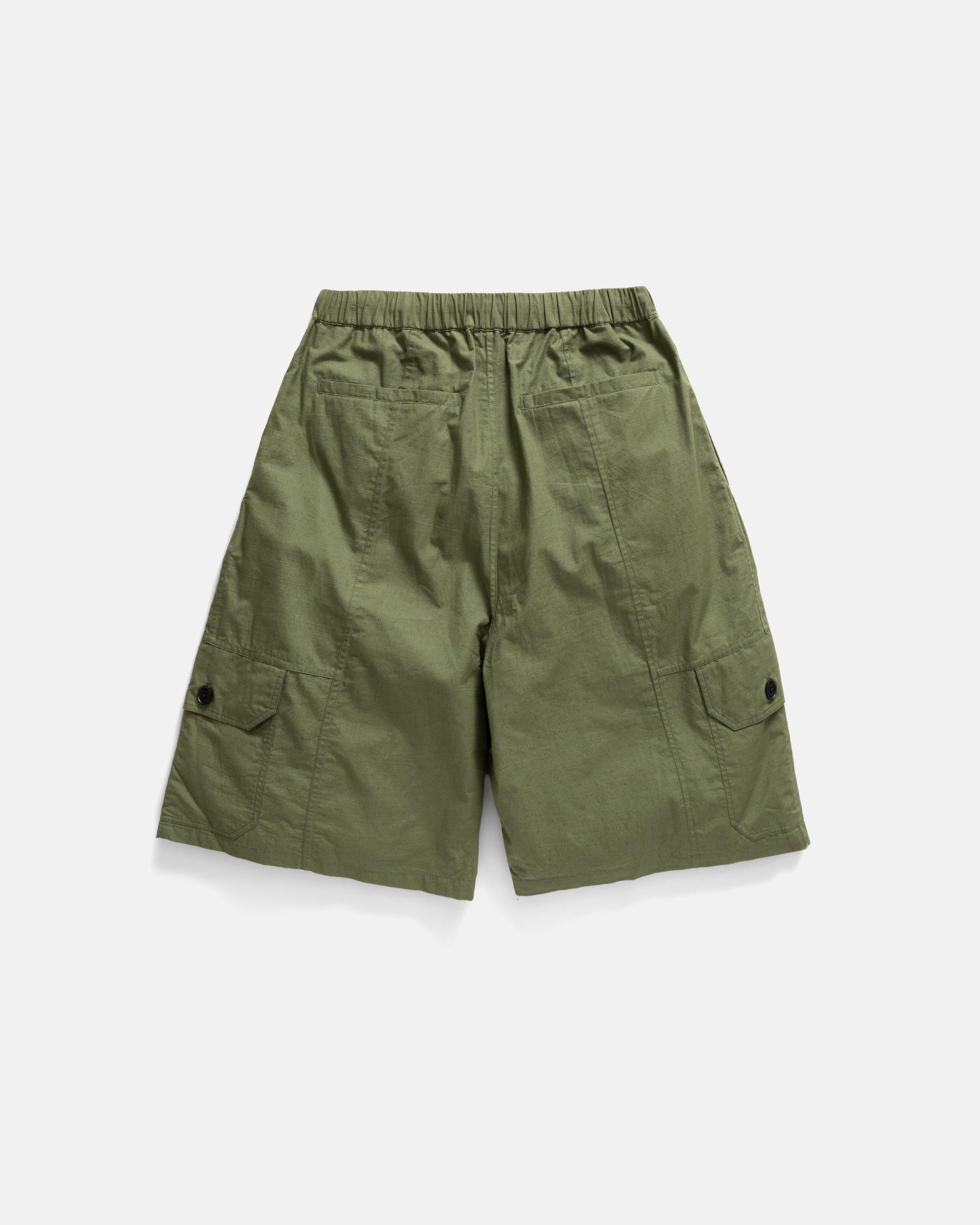 KADEN CARGO SHORT - COCKTAIL OLIVE COTTON MICRO RIPSTOP