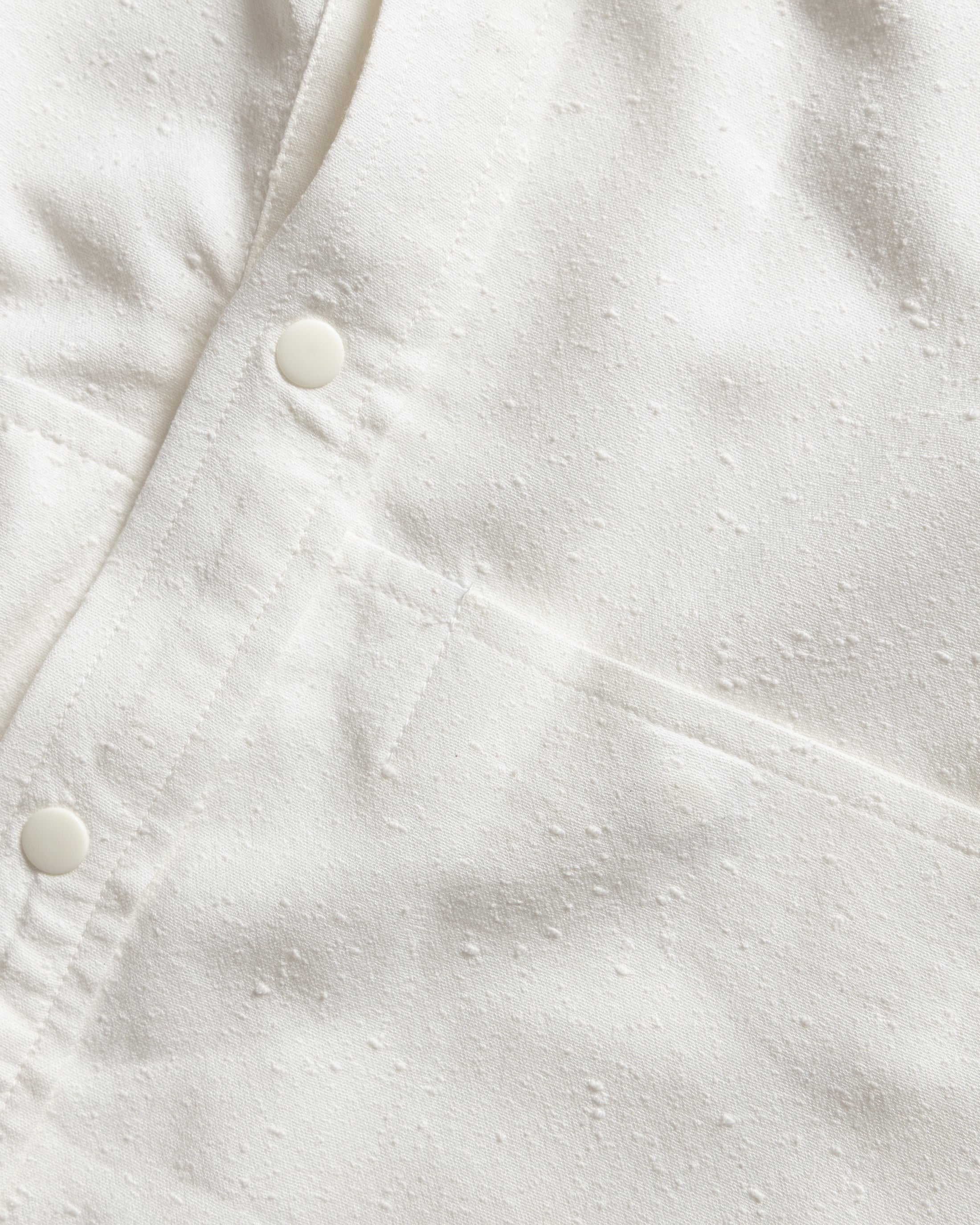 LS EASY WORK SHIRT - SALT "TECH SHANTUNG" BOUCLE