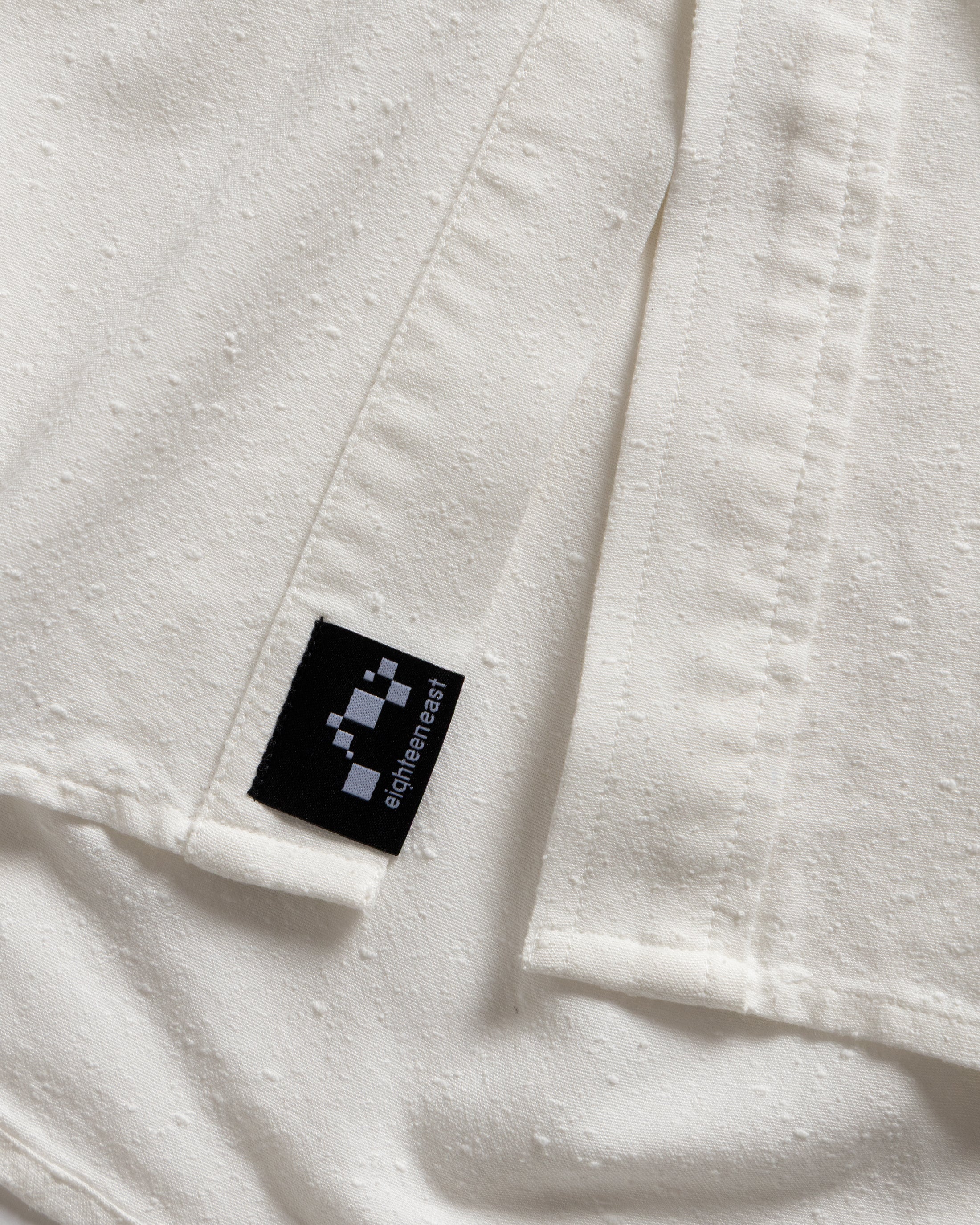LS EASY WORK SHIRT - SALT "TECH SHANTUNG" BOUCLE